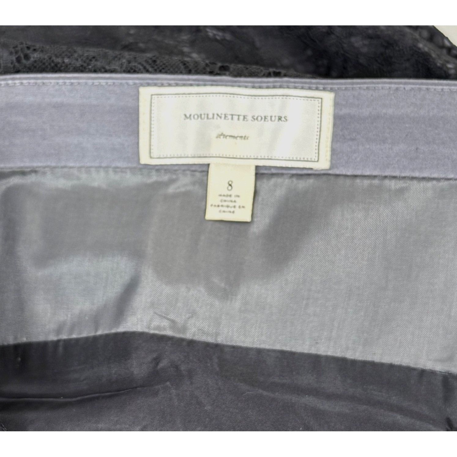 Anthropologie Anthropologie Moulinette Soeurs Shadow Canopy Black Lace Coc Size M / US 6-8 / IT 42-44 - 2 Thumbnail