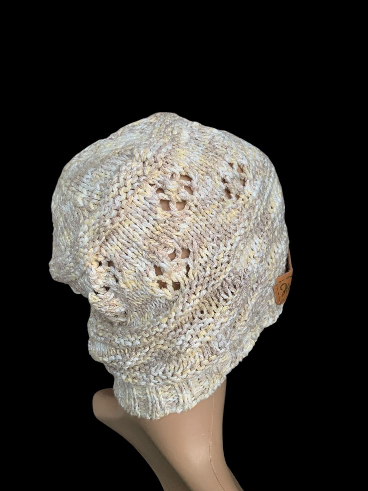 Handmade × Japanese Brand × Vintage Crochet Knitted Beanie Handmade Japanese Style Size ONE SIZE - 7 Thumbnail