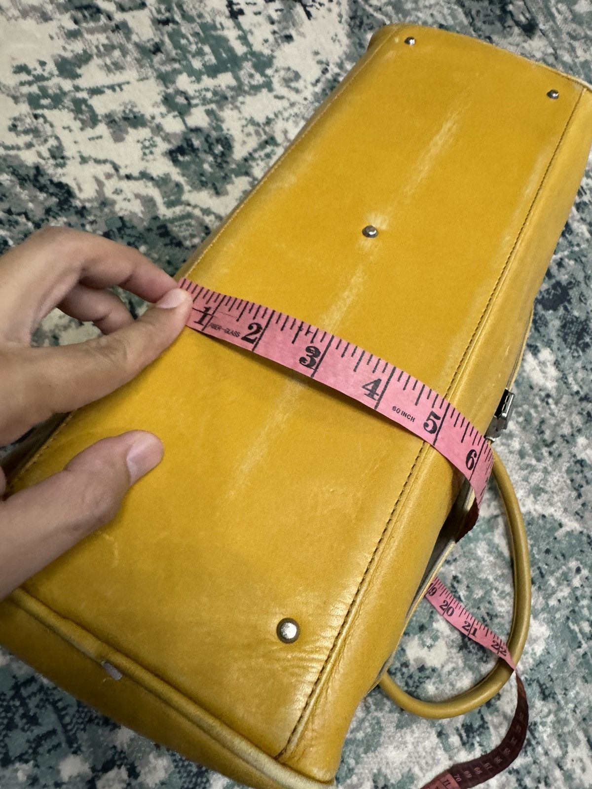 Margaret Howell LEATHER DUFFLE SHOULDER BAG CASUAL STYLE Size ONE SIZE - 7 Thumbnail