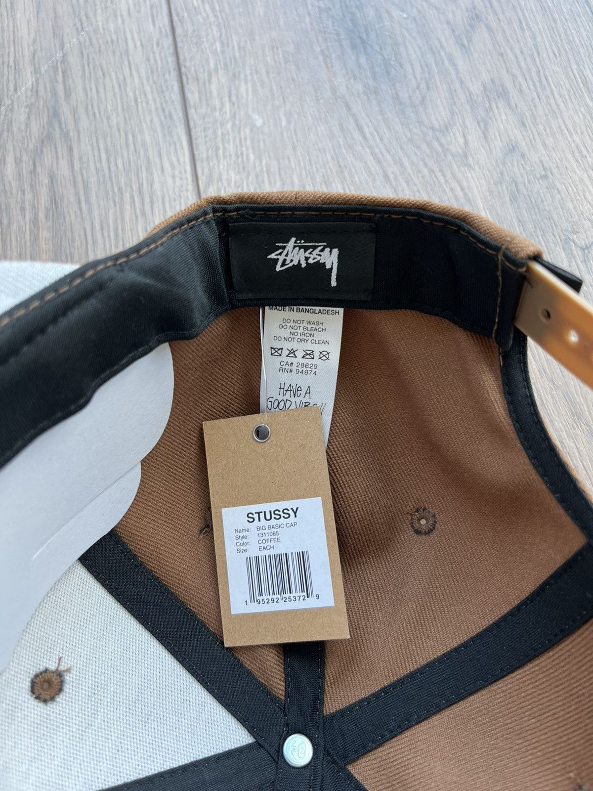 Stussy RARE Stussy Big Basic Cap “Coffee” Size ONE SIZE - 4 Thumbnail