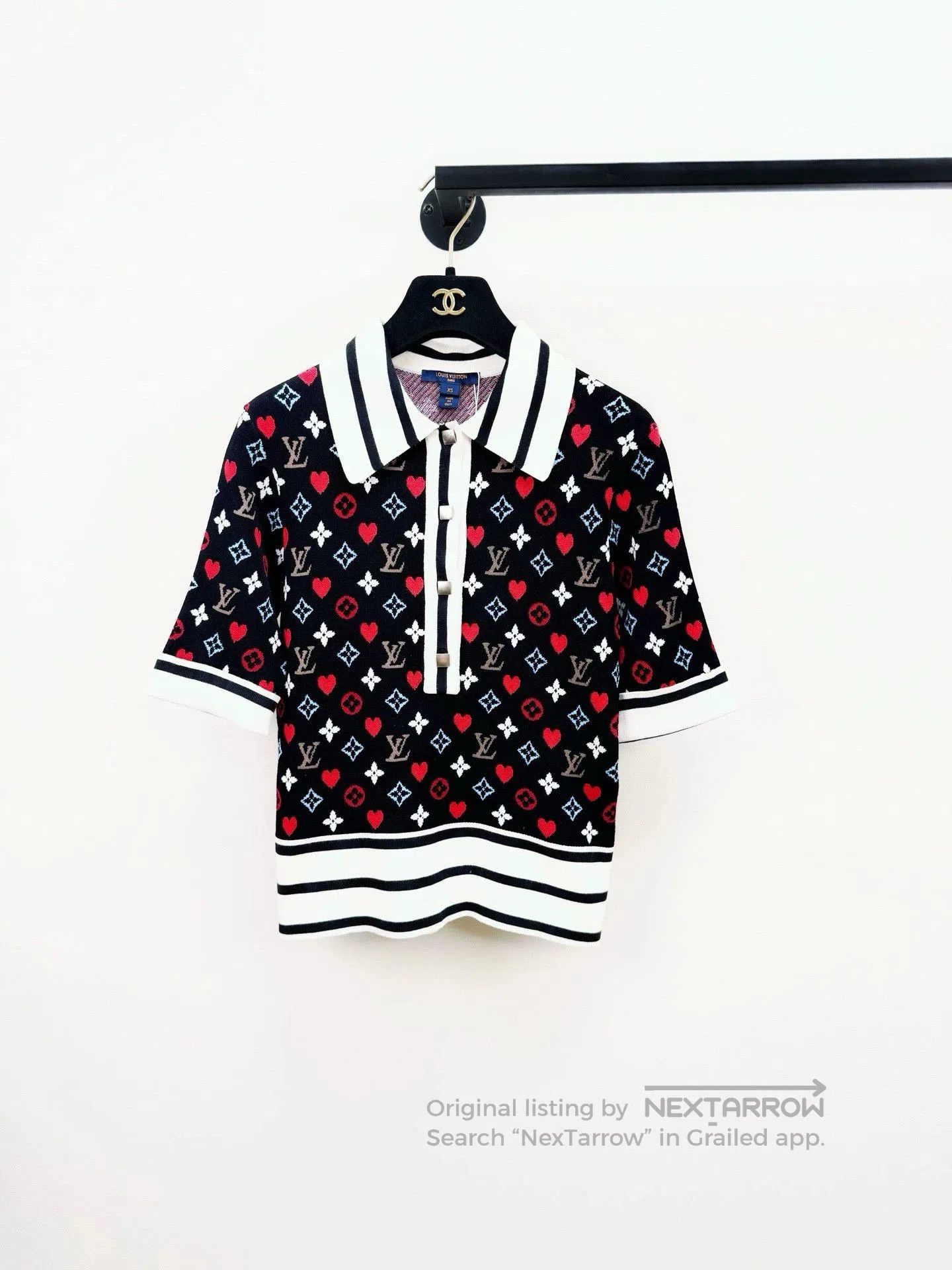 Louis Vuitton Louis Vuitton Poker Print Knit Polo. Size US XS / EU 42 / 0 - 1 Thumbnail