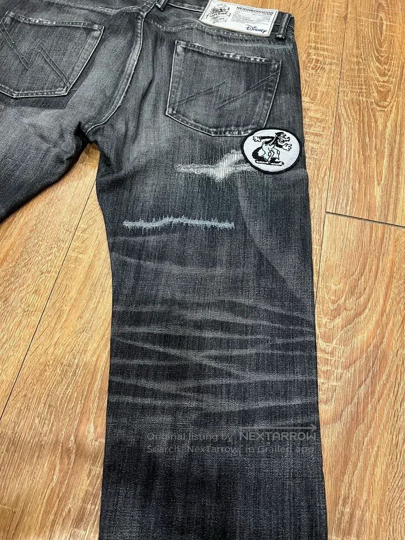 Neighborhood Neighborhood size L Disney denim jeans, ox king, black, si Size US 27 - 5 Thumbnail