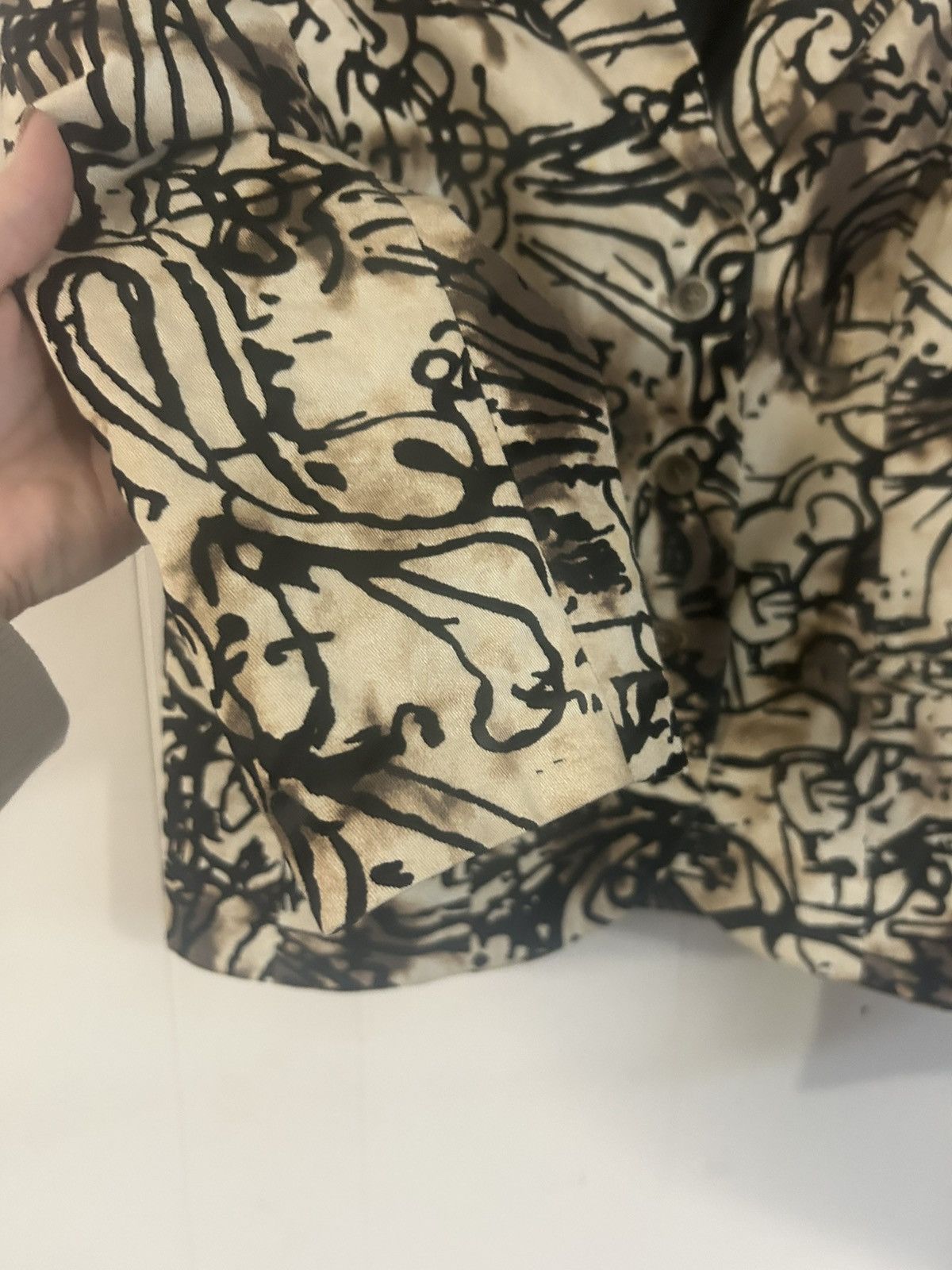 Other Betty Barlay Blazer, M, Brown/Black Velvet Abstract Pattern Size M / US 6-8 / IT 42-44 - 6 Thumbnail