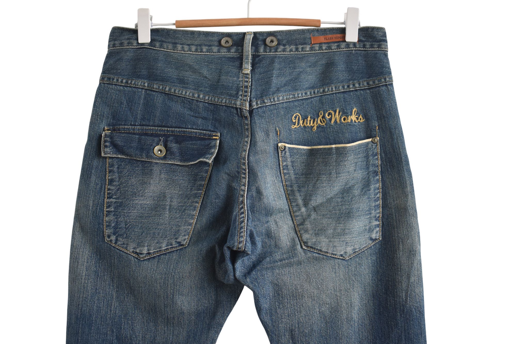 Japanese Brand × Jean × Vintage Japanese Flash Report Kapital Inspired Jeans W30 Size US 30 / EU 46 - 8 Thumbnail
