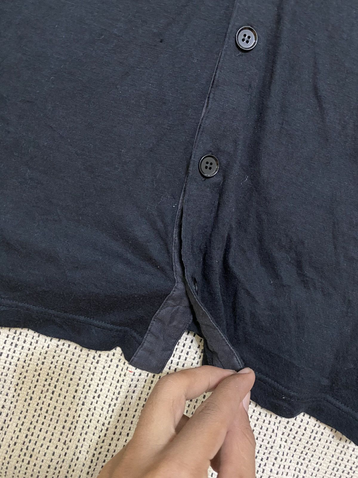 Yohji Yamamoto Yohji Yamamoto Pour Homme Minimalist Collar Shirt Size US M / EU 48-50 / 2 - 5 Thumbnail
