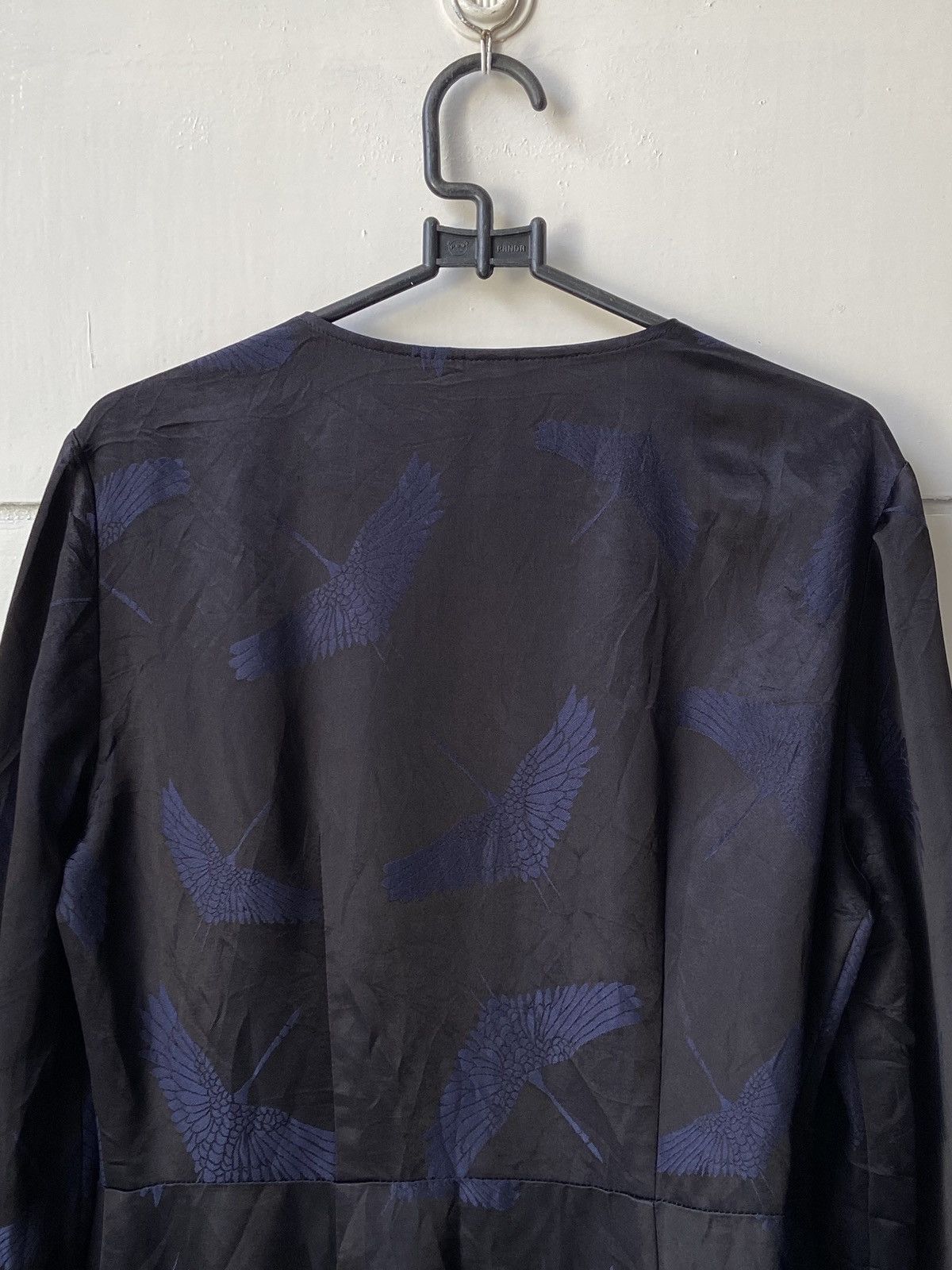 H&M H&M Black Kimono Bird Pattern Size US XS / EU 42 / 0 - 7 Thumbnail