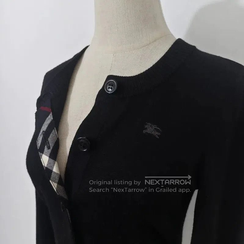 Burberry Burberry Black Wool Long Sleeve Cardigan. Size M / US 6-8 / IT 42-44 - 5 Thumbnail