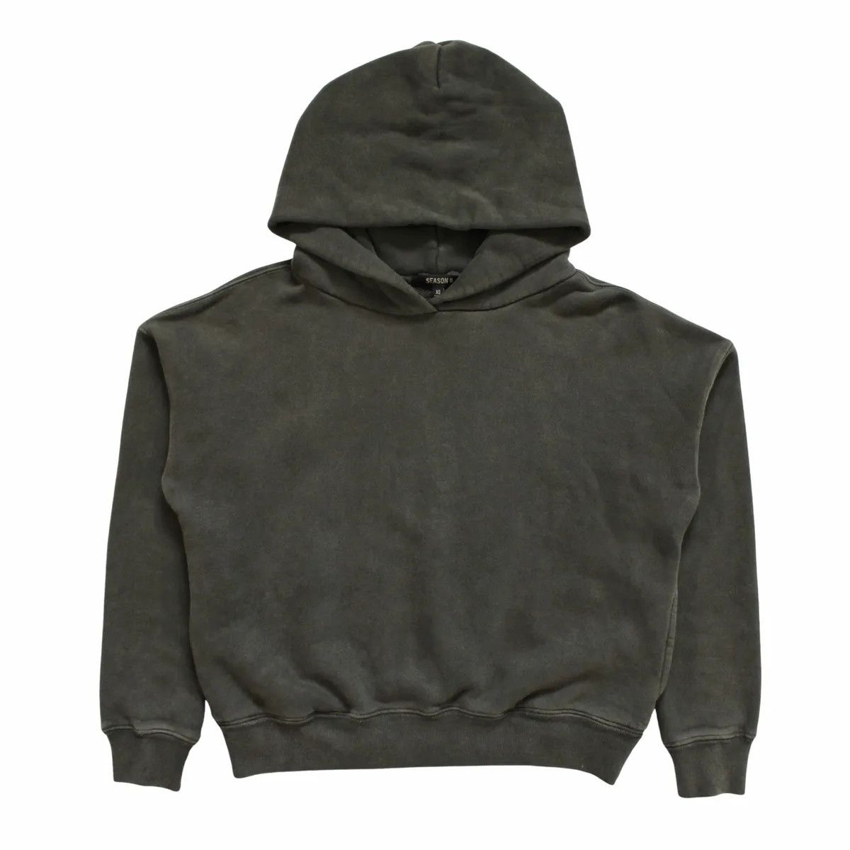 Image of Yeezy Season 6 Core Hoodie S in Grey, Women's (Size Small)