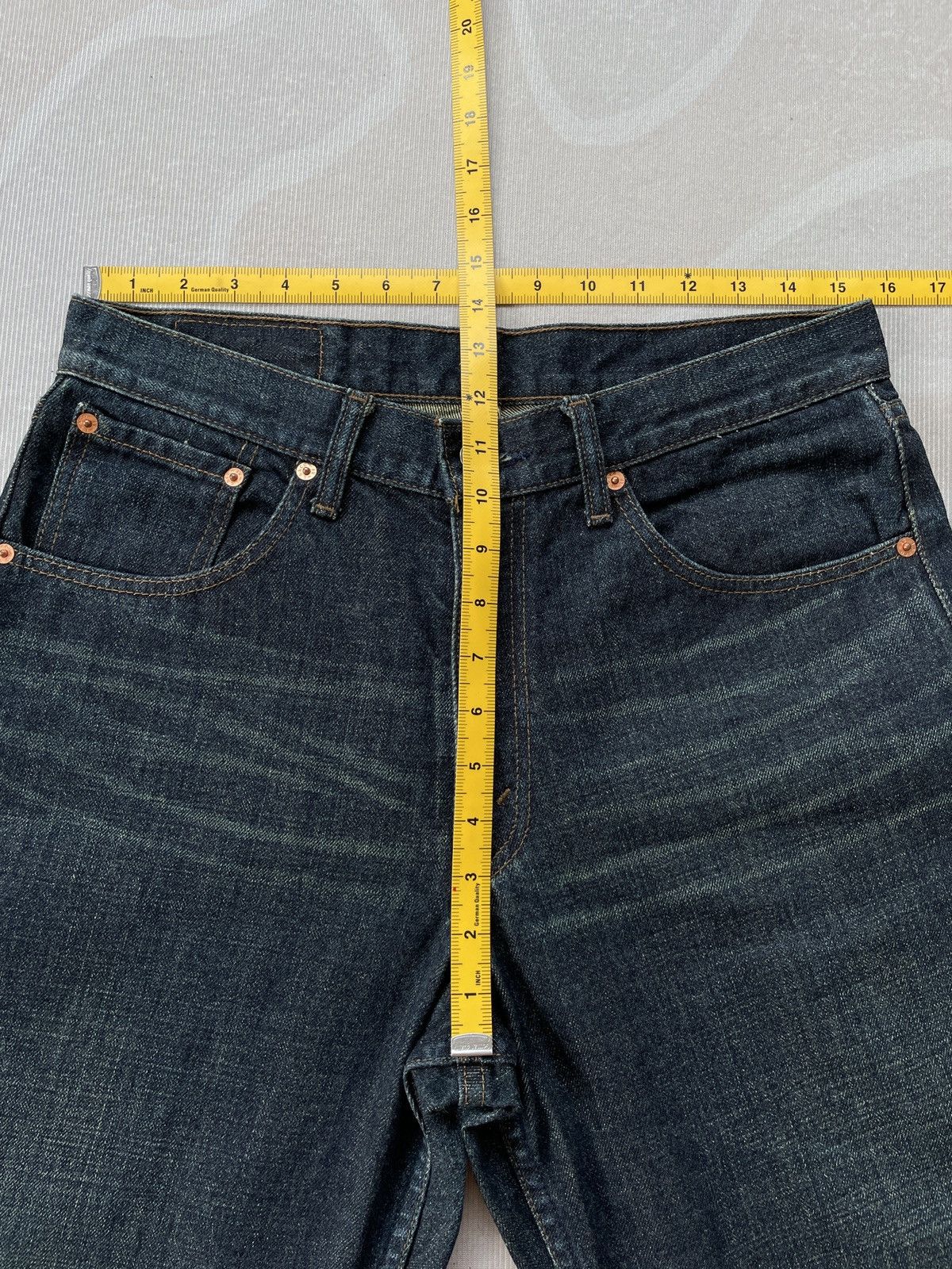 Le Grande Bleu (L.G.B.) Levis 539 Straight Jeans (LG131) Size US 31 - 14 Thumbnail