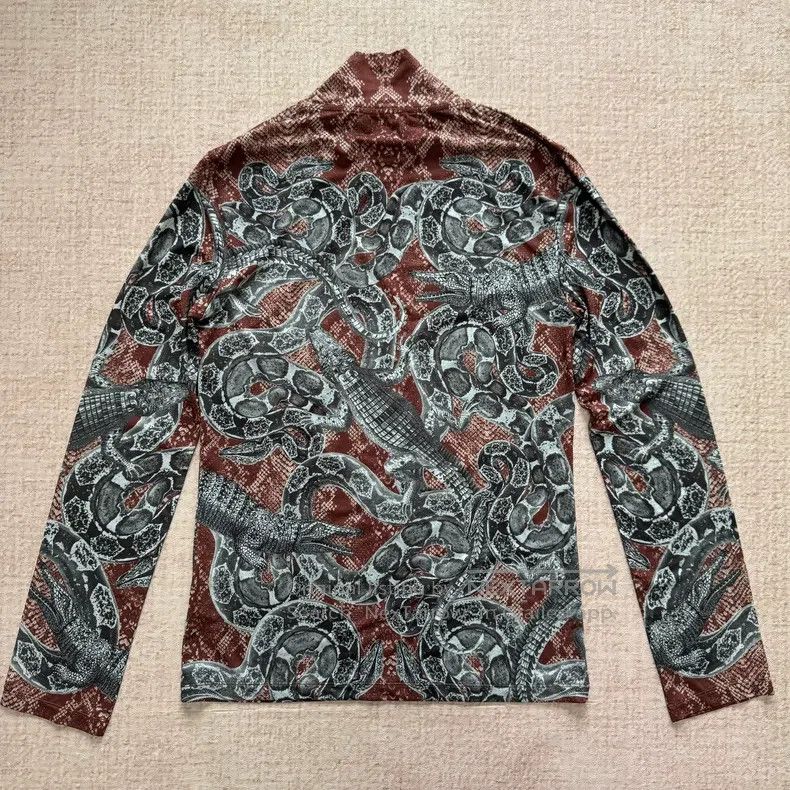 Acne Studios Acne Studios All-Over Printed High-Neck Long Sleeve T-Shir Size US M / EU 48-50 / 2 - 2 Thumbnail
