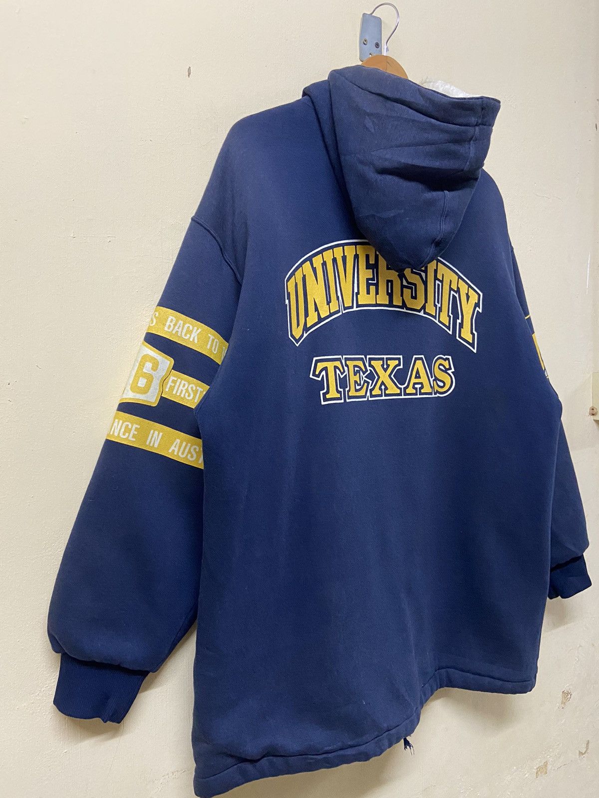 Japanese Brand × Kappa × Vintage Vintage University Of Texas Kappa Sherpa Hoodie Size US XL / EU 56 / 4 - 10 Thumbnail
