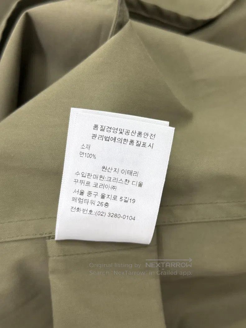 Dior Dior Army green little bee embroidered shirt short sleeves Size XS / US 0-2 / IT 36-38 - 7 Thumbnail