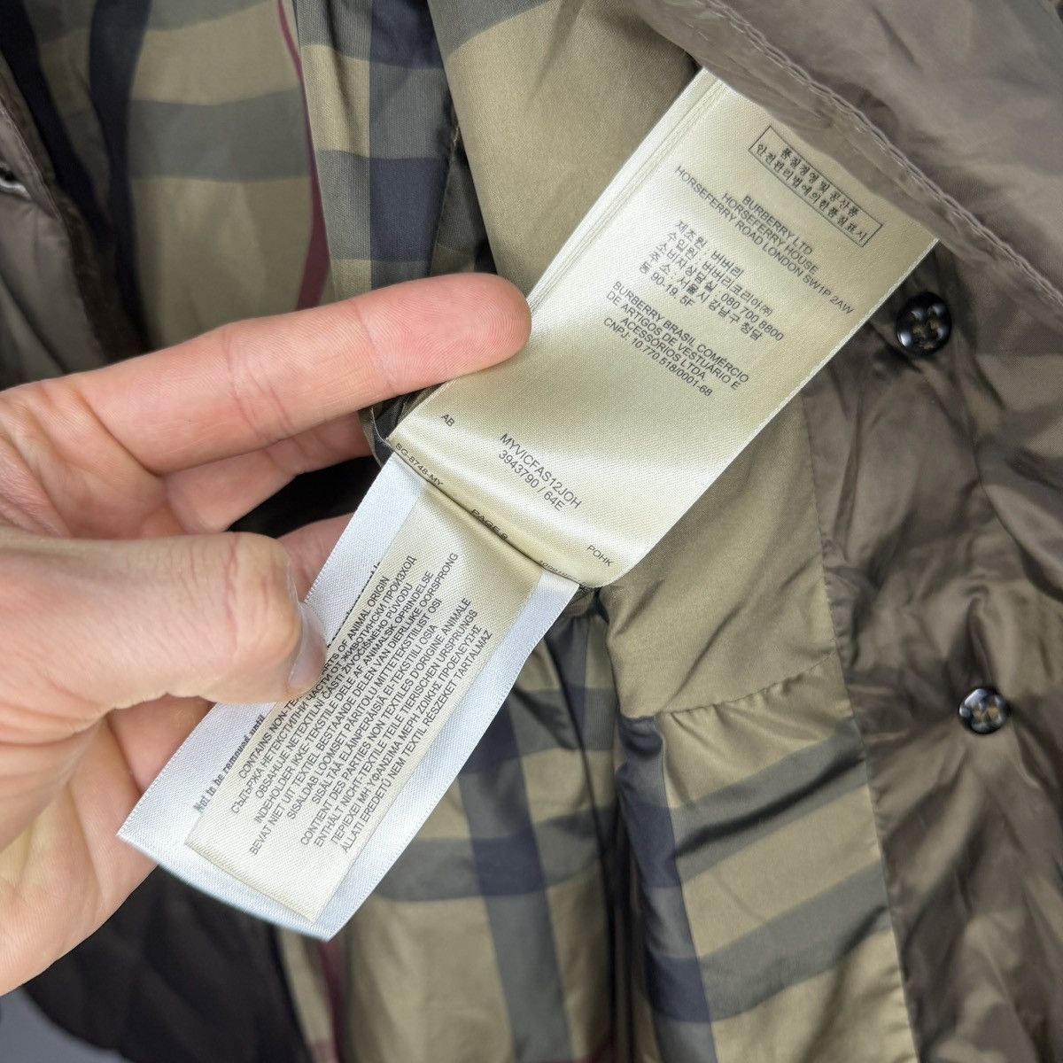 Burberry Burberry Puffer Down Jacket Coat Avant Garde Khaki Green Size M / US 6-8 / IT 42-44 - 12 Thumbnail