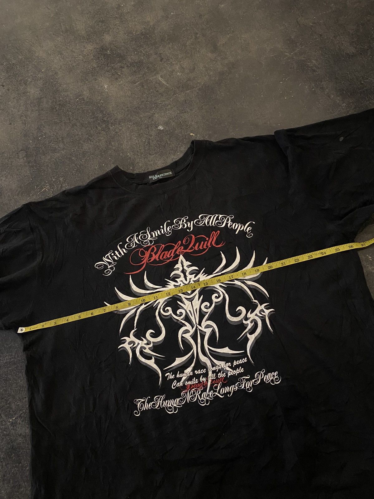 Hysteric Glamour × If Six Was Nine × Japanese Brand Y2k Gold exprerience punks style tshirt Size US XL / EU 56 / 4 - 5 Thumbnail