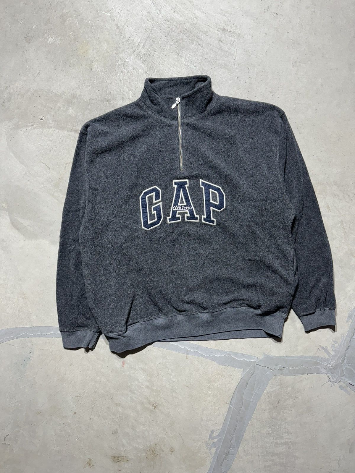Vintage 90s GAP Quarter Zip Sweatshirt S – The Real Deal