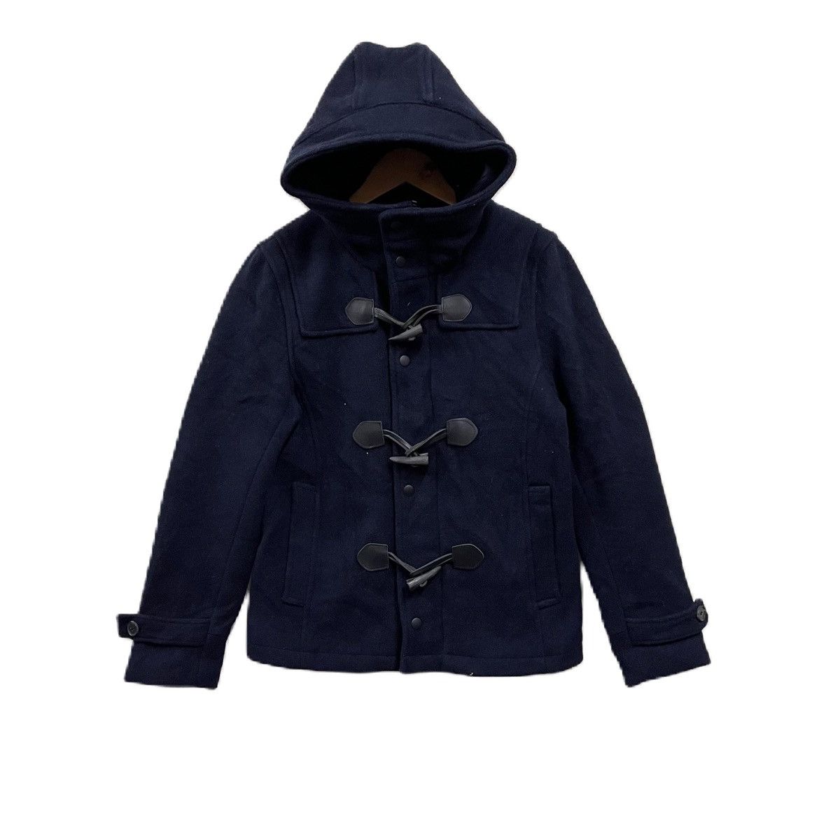 Hare hoodie duffle coat