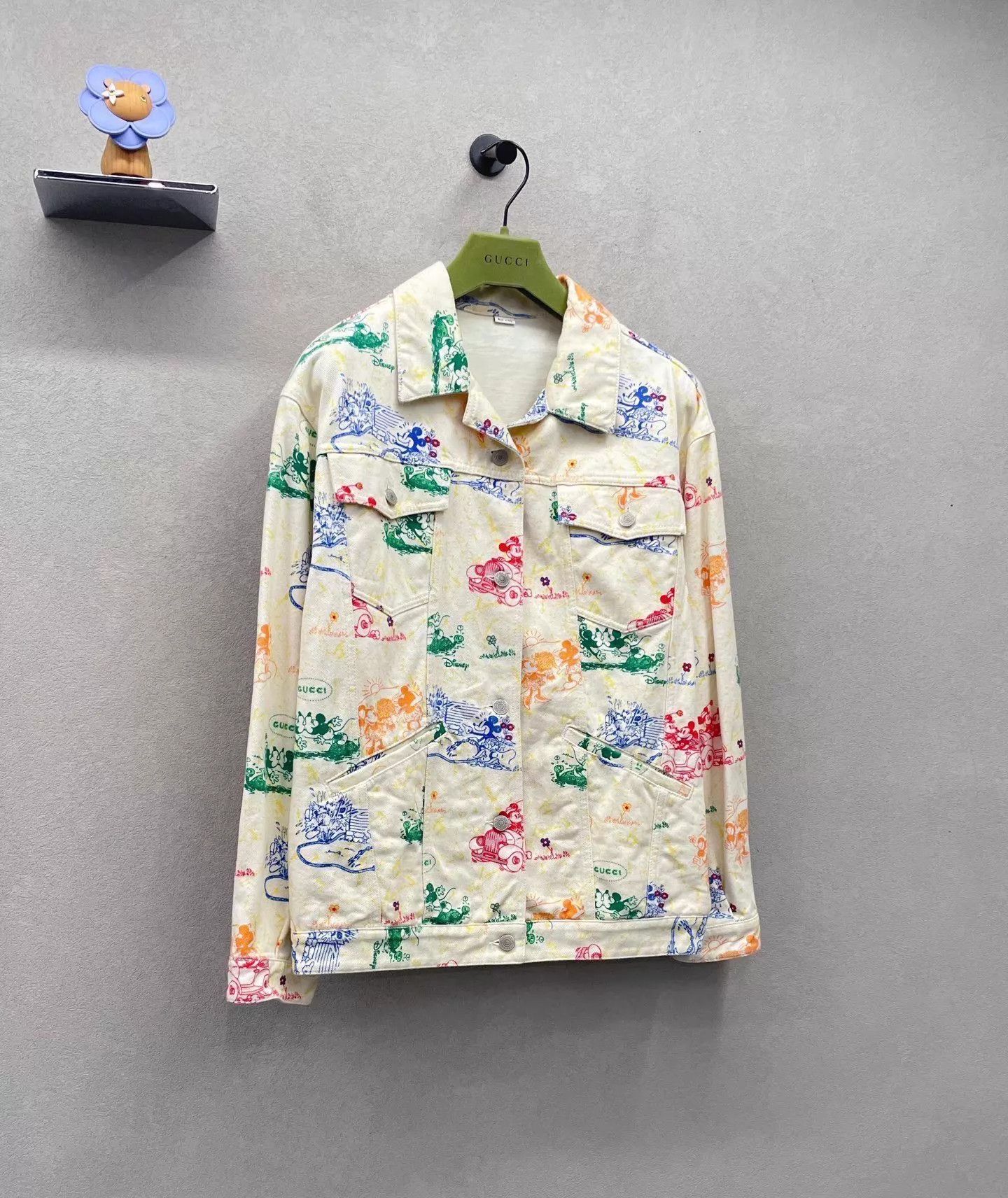 Gucci GUCCI x DISNEY Hand-Drawn Cartoon Graffiti Jacket Size M / US 6-8 / IT 42-44 - 3 Thumbnail