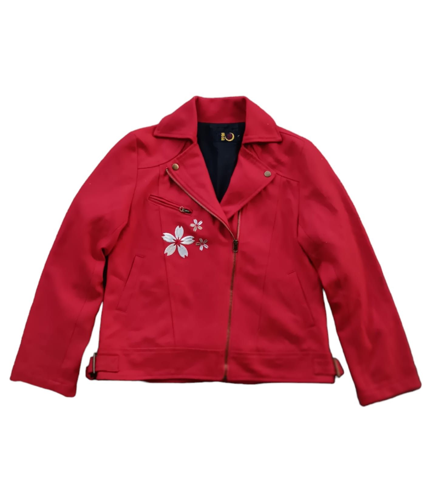 Japanese Brand Japanese embroidery sakura double breasted jacket Size US M / EU 48-50 / 2 - 1 Thumbnail