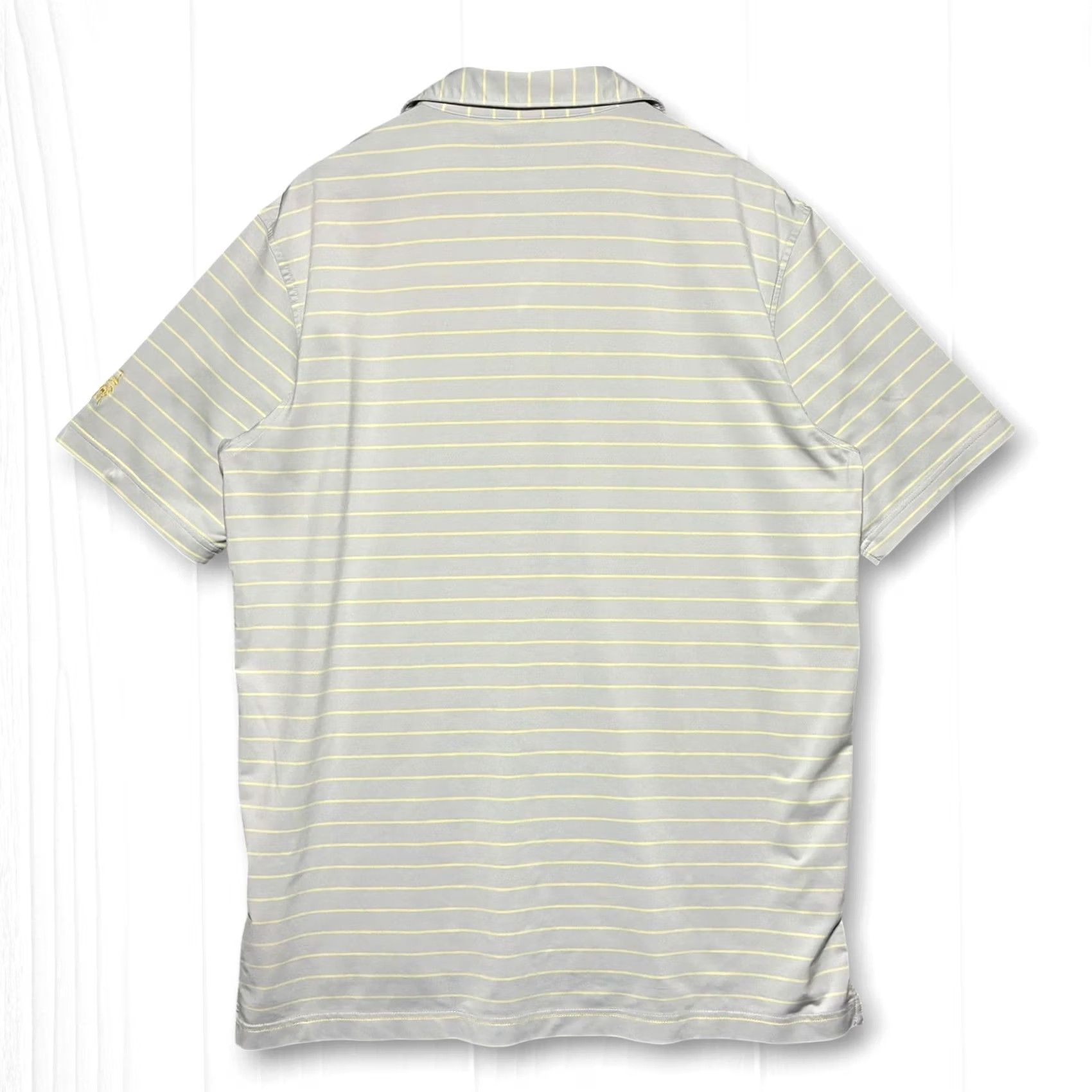 Peter Millar Peter Millar Polo Shirt Mens L Grey Yellow Summer Comfort Performance Striped Size US L / EU 52-54 / 3 - 2 Thumbnail