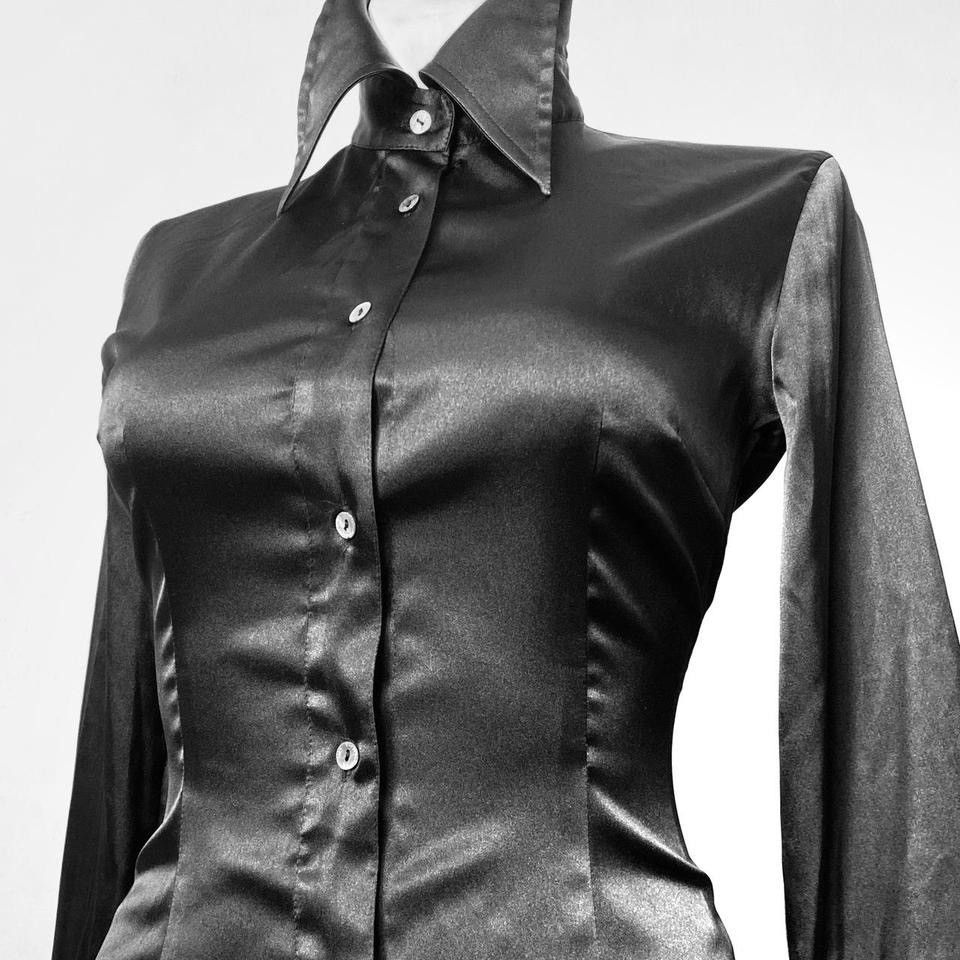 Dolce & Gabbana Archive Dolce & Gabbana satin blouse Size S / US 4 / IT 40 - 5 Thumbnail