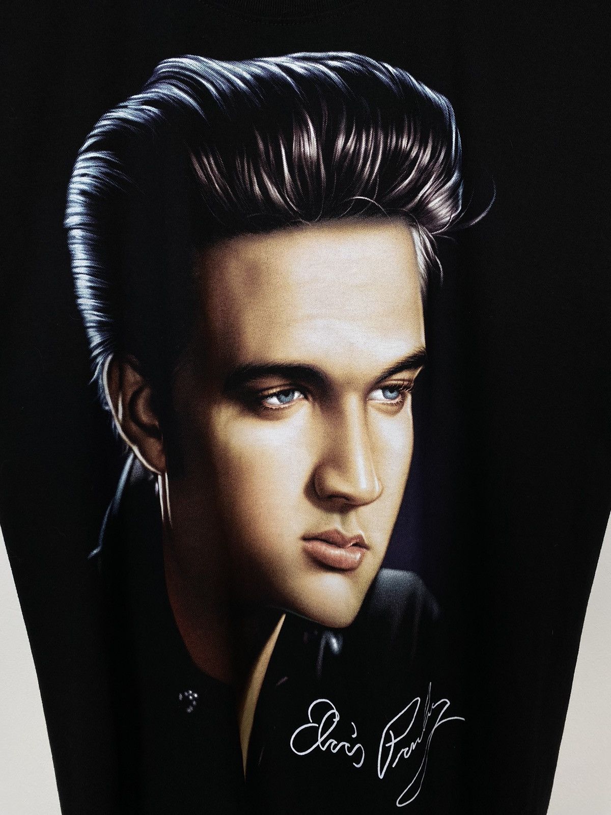Band Tees Elvis Presley Print Mens Black Rock N Tees T Shirt Size M Size US M / EU 48-50 / 2 - 3 Thumbnail