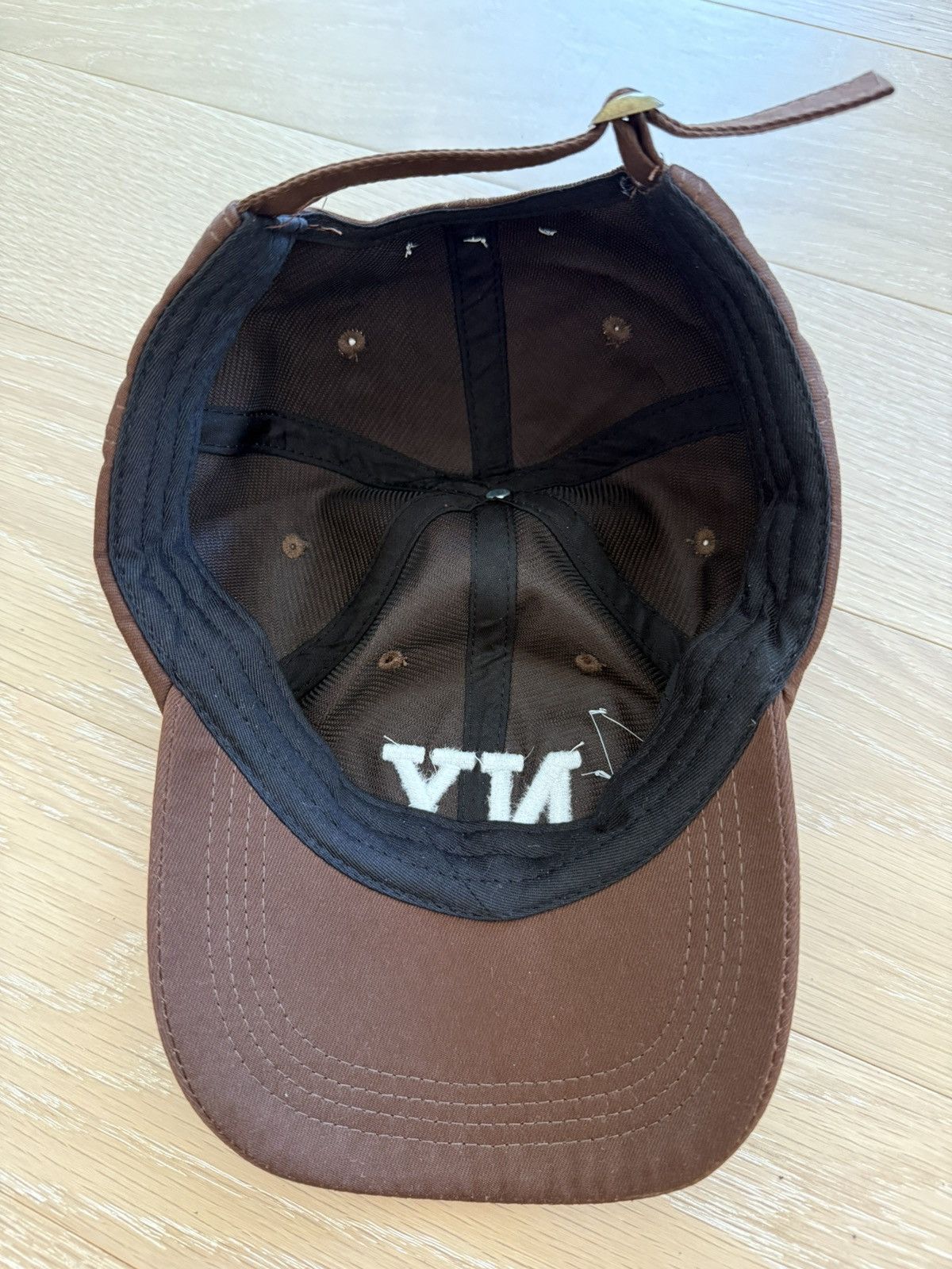 Other Brown New York Hat with Buttons Size ONE SIZE - 4 Thumbnail