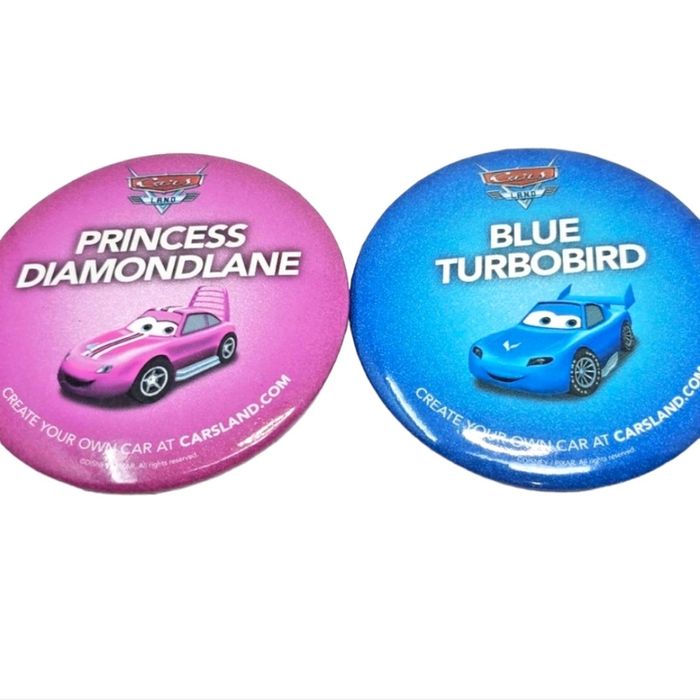 Disney Disney Pixar Cars Princess Diamondlane & Turbobird Buttons | Grailed