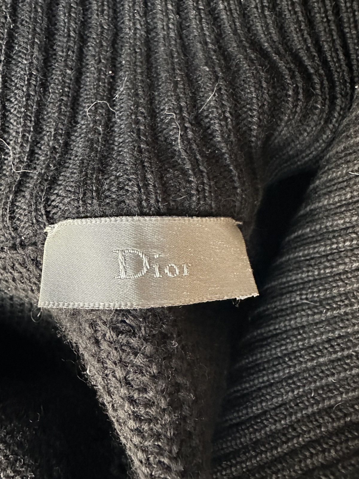 Dior × Hedi Slimane Dior Homme AW07 “Navigate” thumb hole diver knit sweater Size US S / EU 44-46 / 1 - 15 Thumbnail
