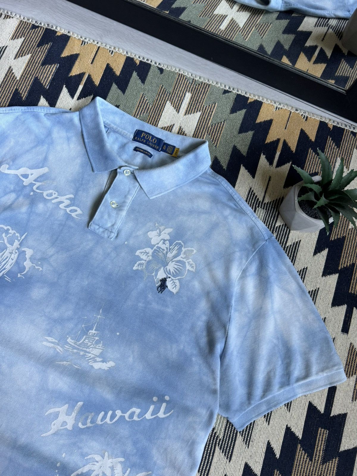 Polo Ralph Lauren Vintage Polo Ralph Lauren Aloha Hawaii T-shirt Size US XL / EU 56 / 4 - 5 Thumbnail