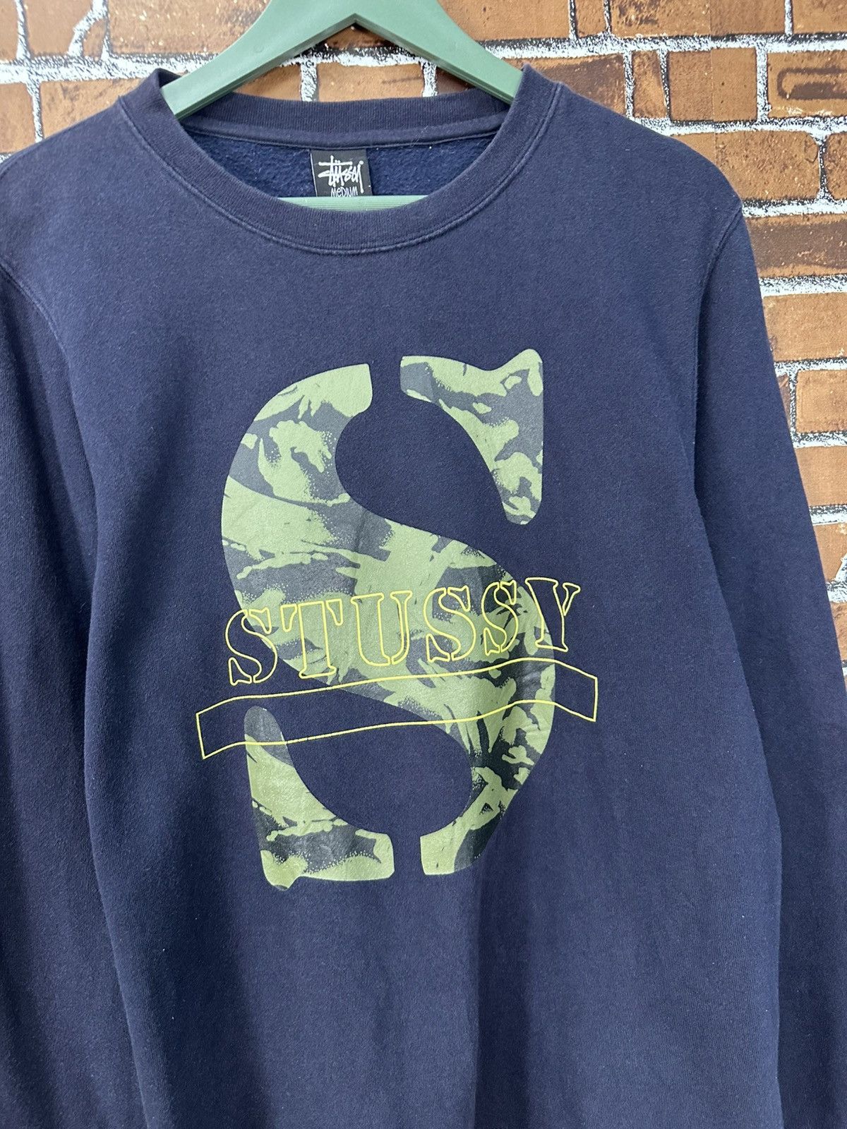 Stussy Stussy Camo Logo Crewneck Sweatshirt Z333 Size US M / EU 48-50 / 2 - 2 Thumbnail
