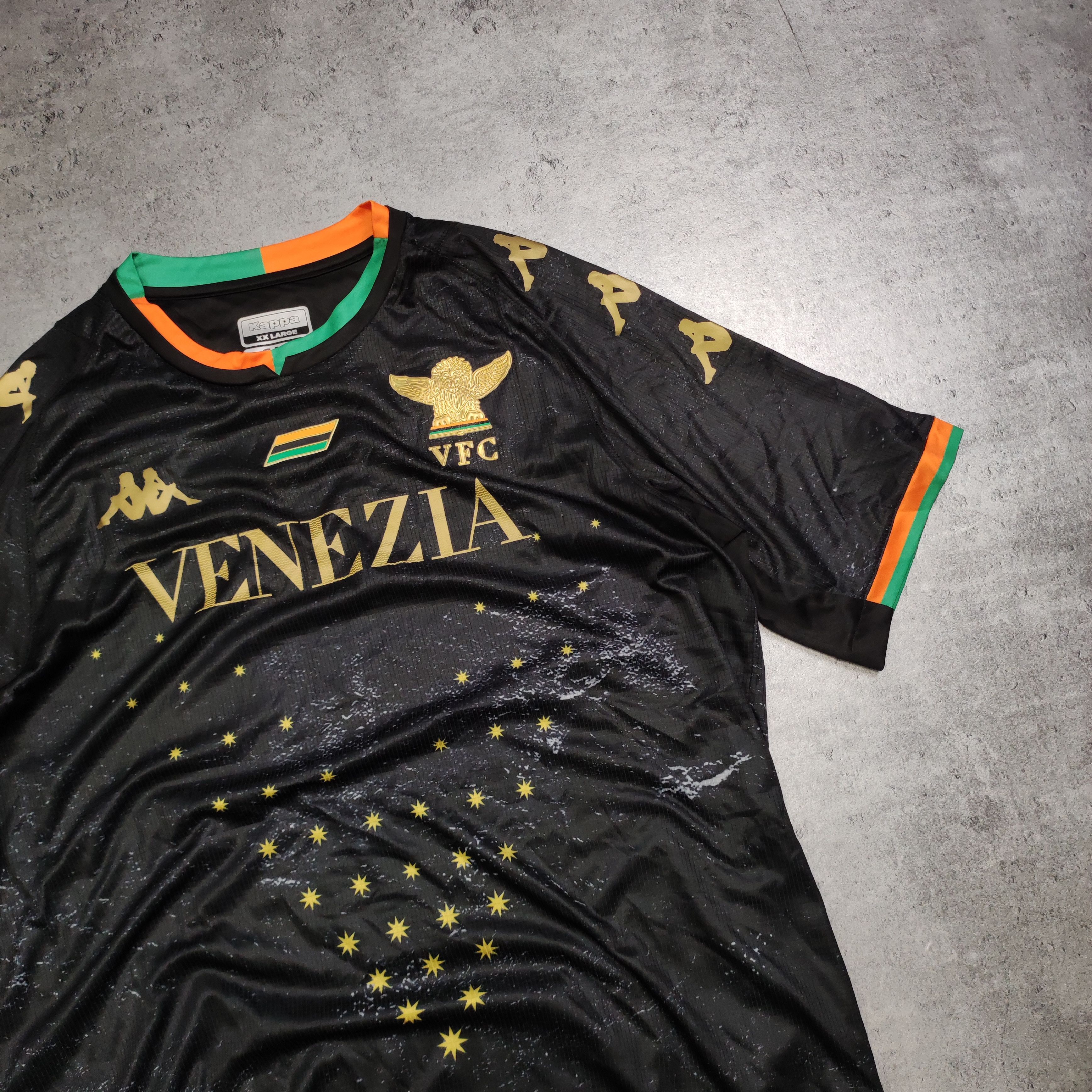 Vintage RARE Kappa x Venezia FC Italy Football Soccer Jersey Size US XXL / EU 58 / 5 - 3 Thumbnail