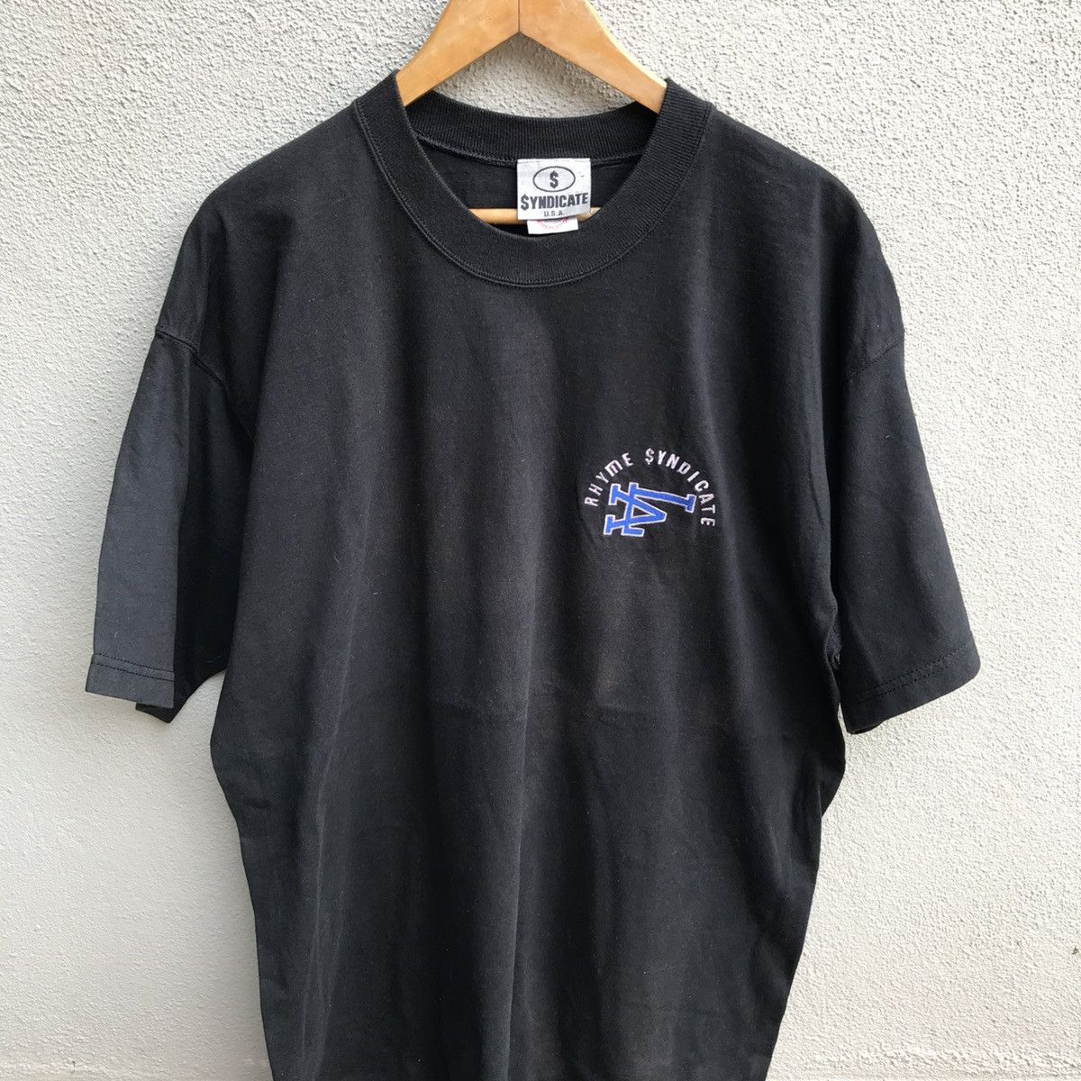 Rap Tees × Vintage Vintage 90s RHYME SYNDICATE rap tee Size US XL / EU 56 / 4 - 2 Thumbnail
