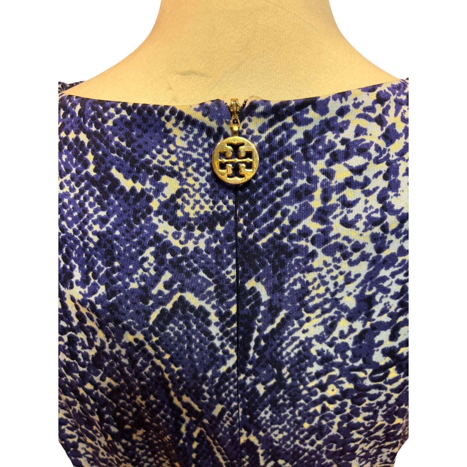 Tory Burch Tory Burch Silk Snakeskin Print Dress Size M Size M / US 6-8 / IT 42-44 - 7 Thumbnail