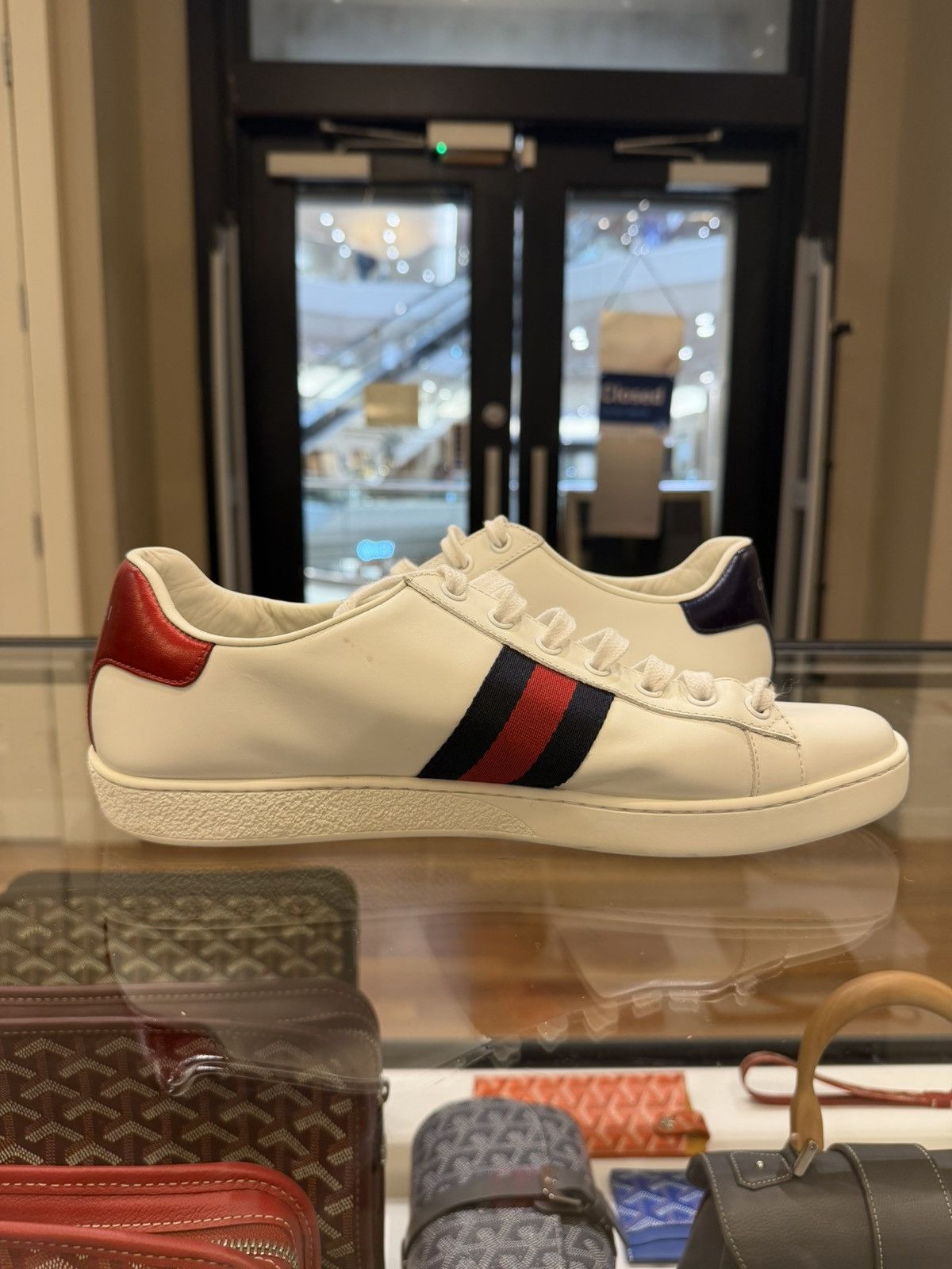 Gucci Gucci Ace Leather Sneaker “Loved” - White Size US 7.5 / EU 40-41 - 4 Thumbnail