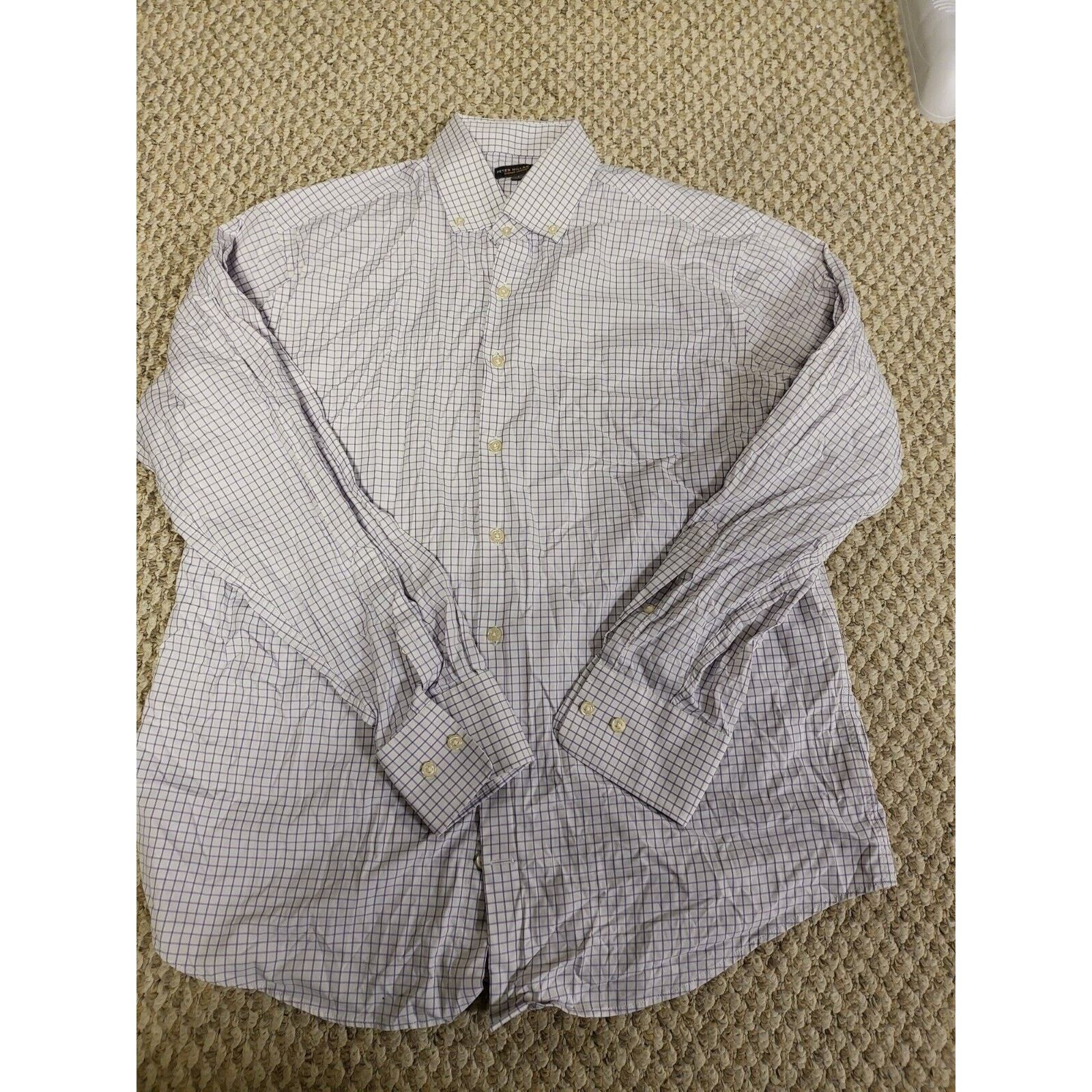 Peter Millar Peter MILLAR Purple And White Check Summer Comfort Size US L / EU 52-54 / 3 - 1 Thumbnail