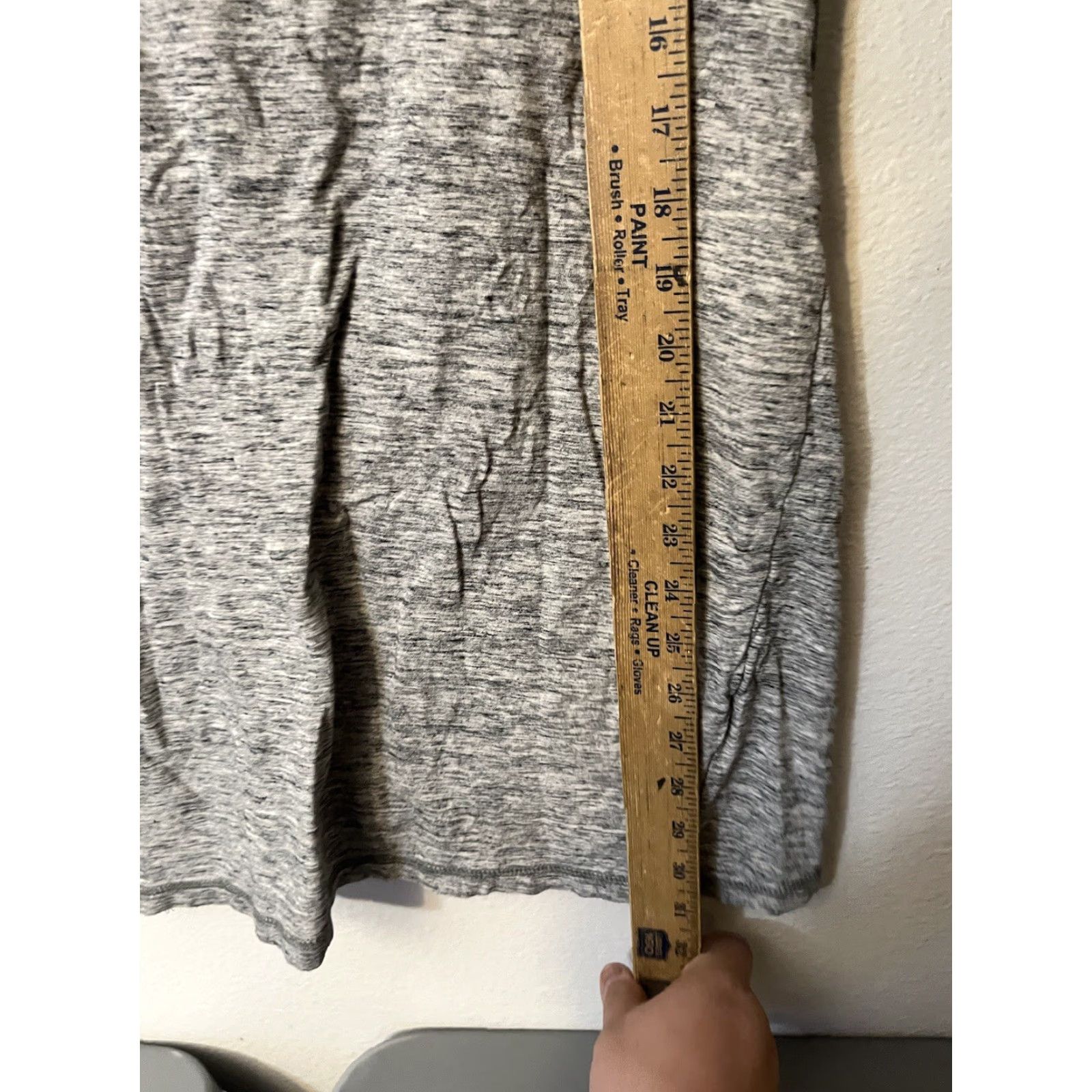 Express Express Dress Women Medium Ruched Gray 3/4 Sleeve Midi Mini Dress, Office, Party, Formal, Workwear, Sheath, Stretchy, Casual, Solid, Black Gray Size M / US 6-8 / IT 42-44 - 4 Thumbnail