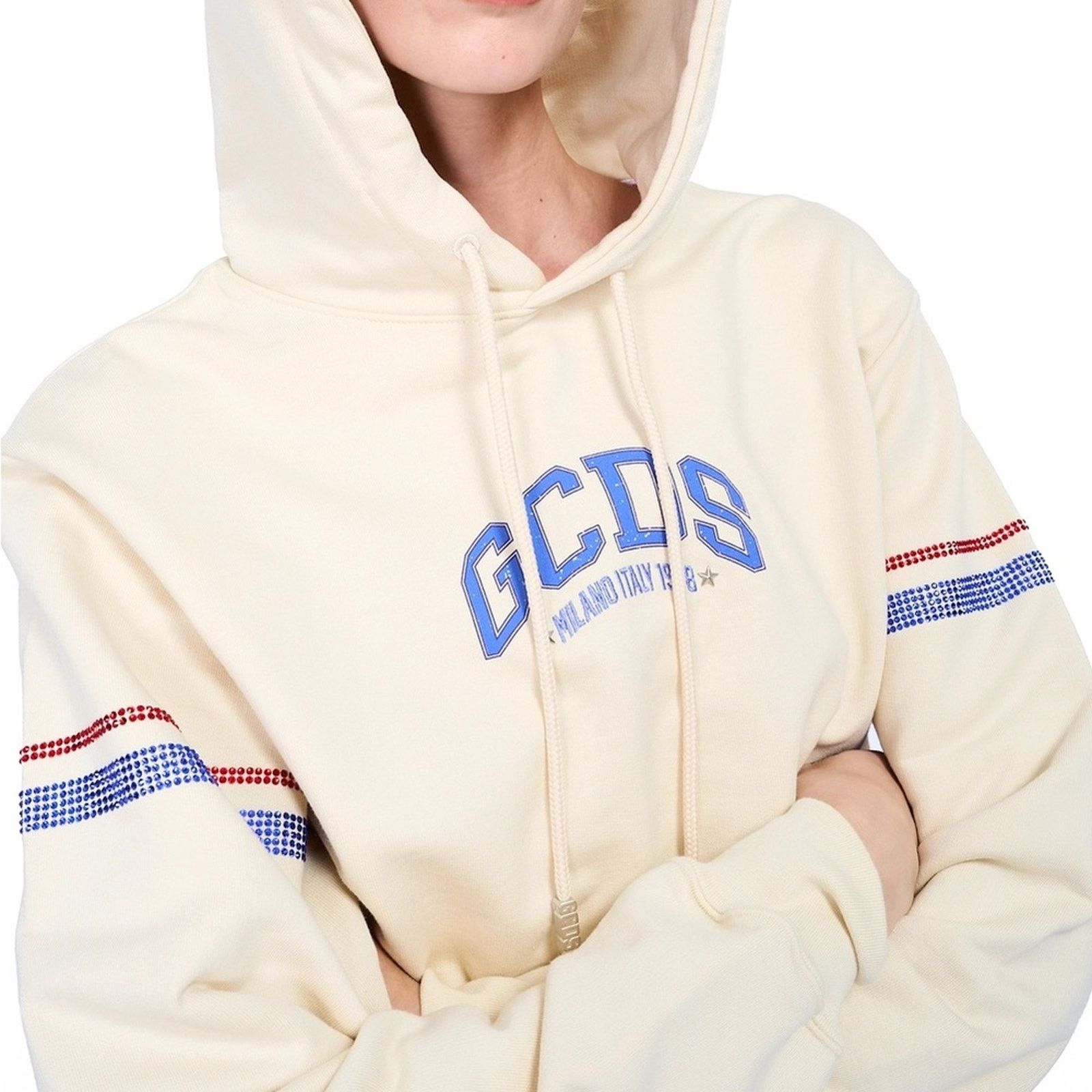 Coperni GCDS Wear Logo Cropped Hoodie Size Large (item #059) Size L / US 10 / IT 46 - 5 Thumbnail