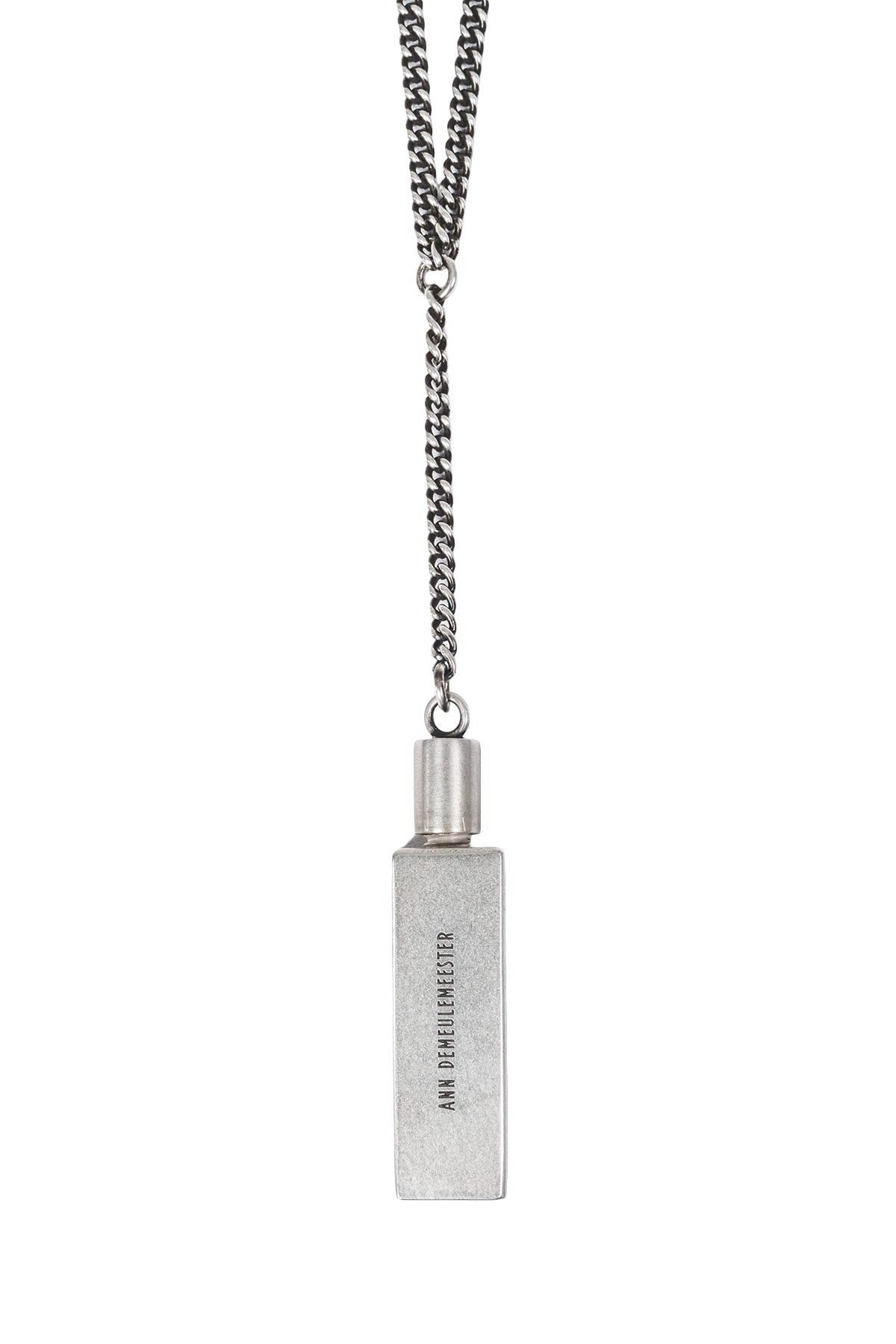 Ann Demeulemeester ANN DEMEULEMEESTER - Paulu Perfume Pendant Necklace Silver Size ONE SIZE - 2 Thumbnail