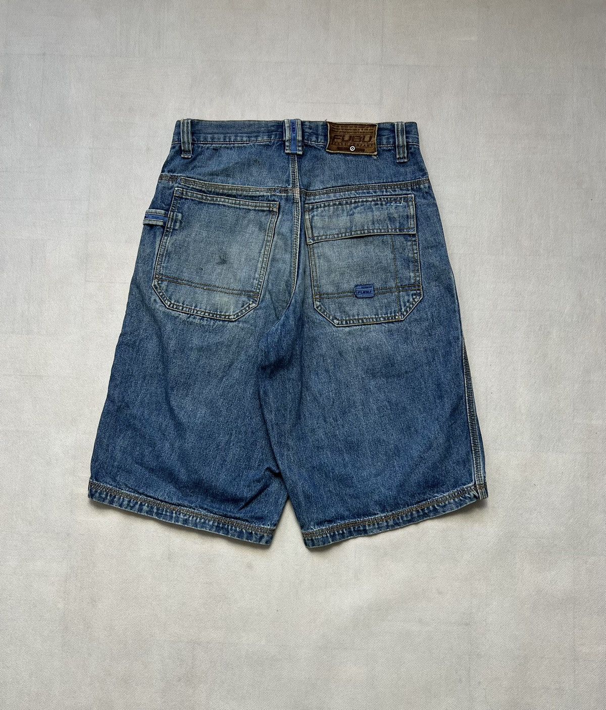 Fubu × Vintage Shorts Fubu hip hop rap vintage jeans baggy Size US 32 / EU 48 - 1 Thumbnail