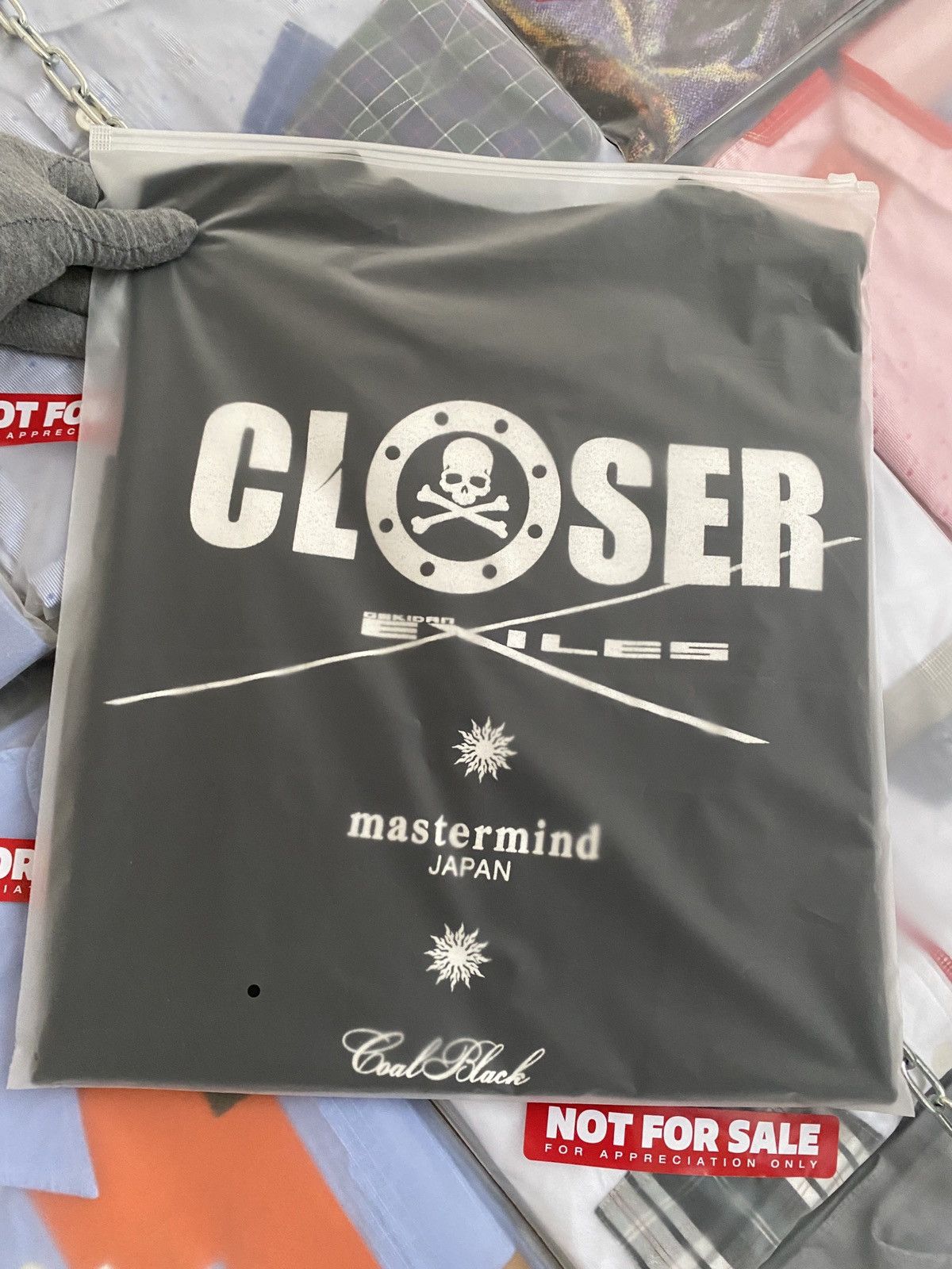 Japanese Brand Vintage 2007 Mastermind x Exiles x Coal Black Tee Size US S / EU 44-46 / 1 - 11 Thumbnail