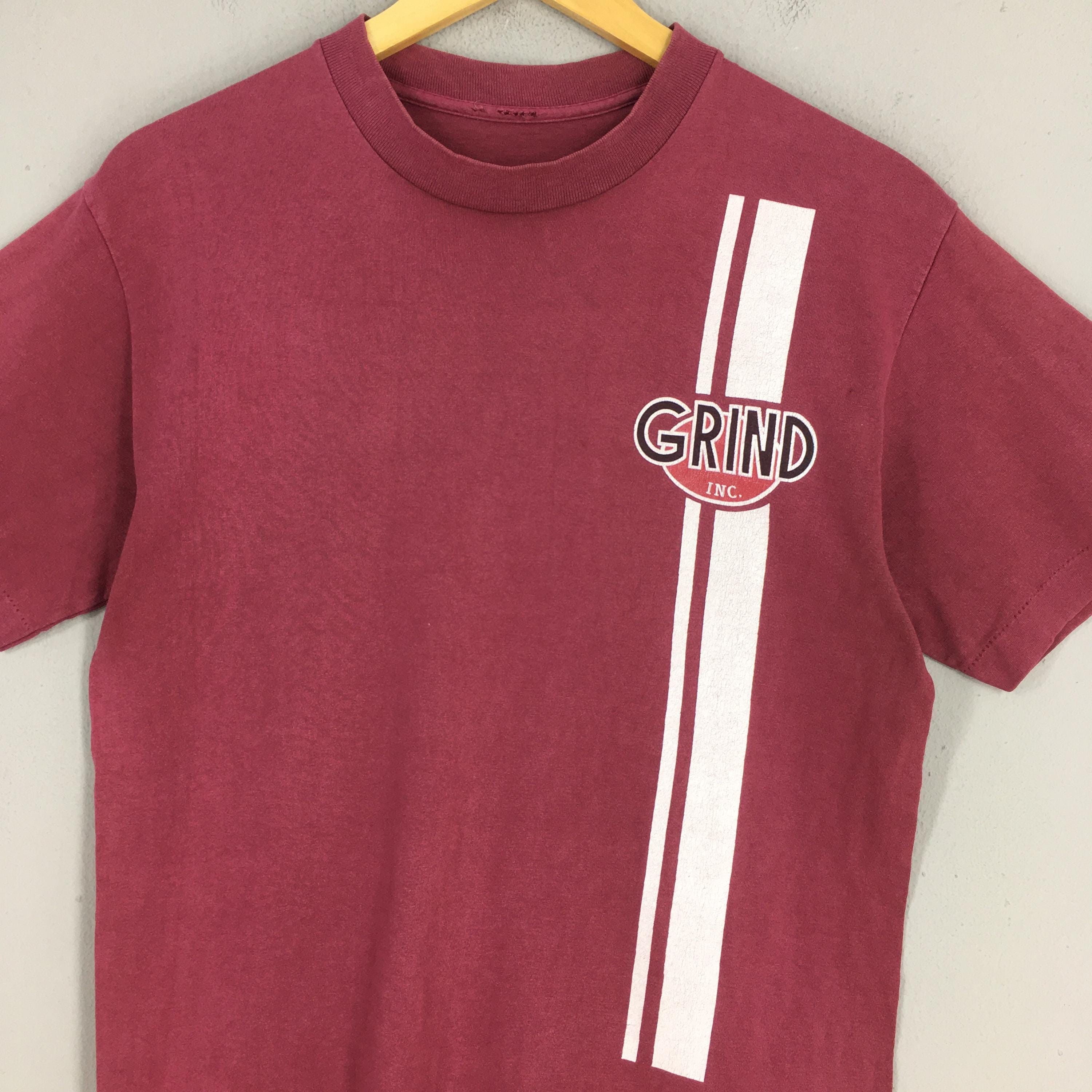 Vintage Vintage 90s Grind Inc. Skateboard Red T shirt Small Size US S / EU 44-46 / 1 - 2 Thumbnail