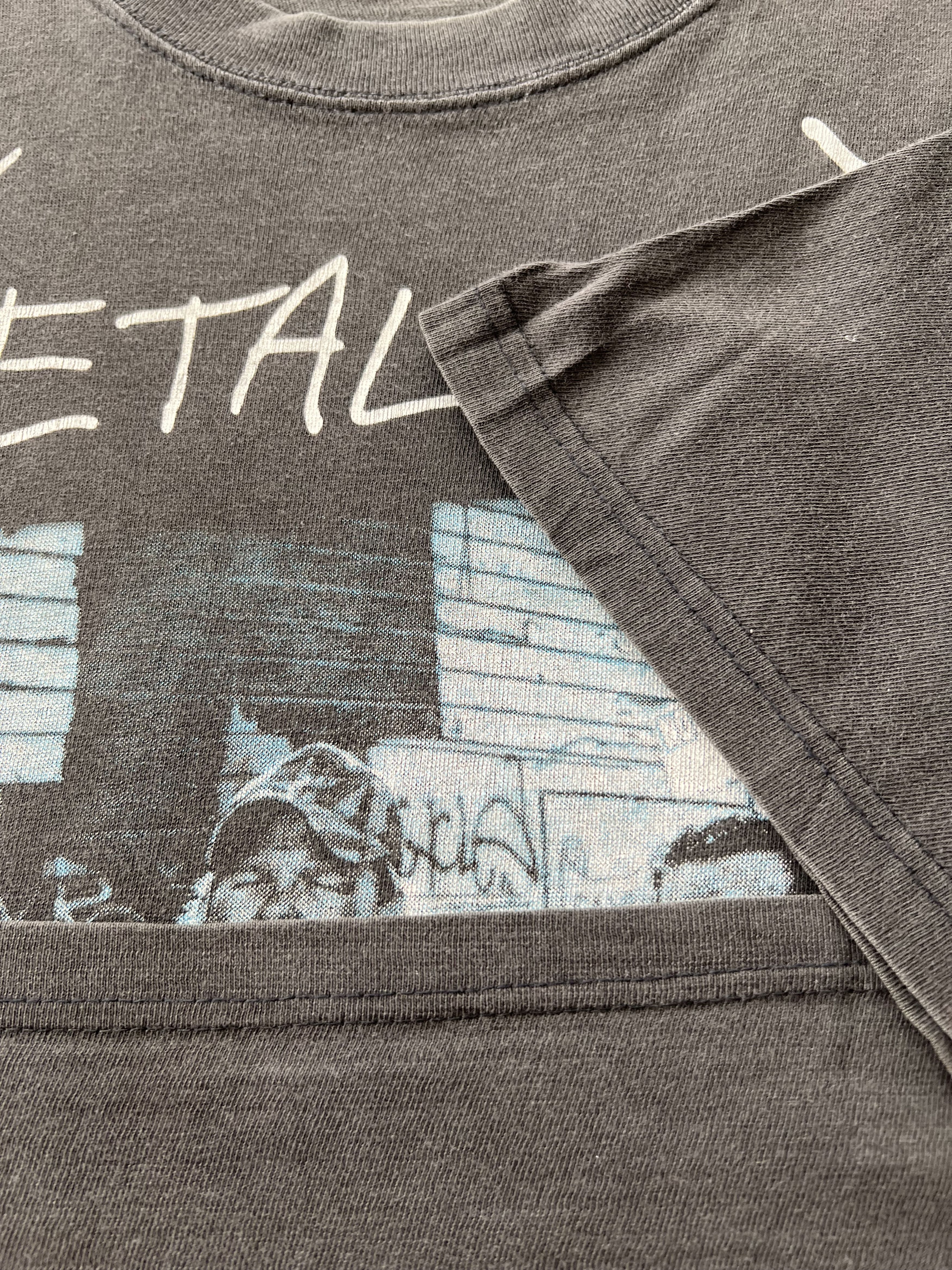 Band Tees Vintage 90s Metallica Garage Inc. Faded Black T-shirt Size US XL / EU 56 / 4 - 7 Thumbnail