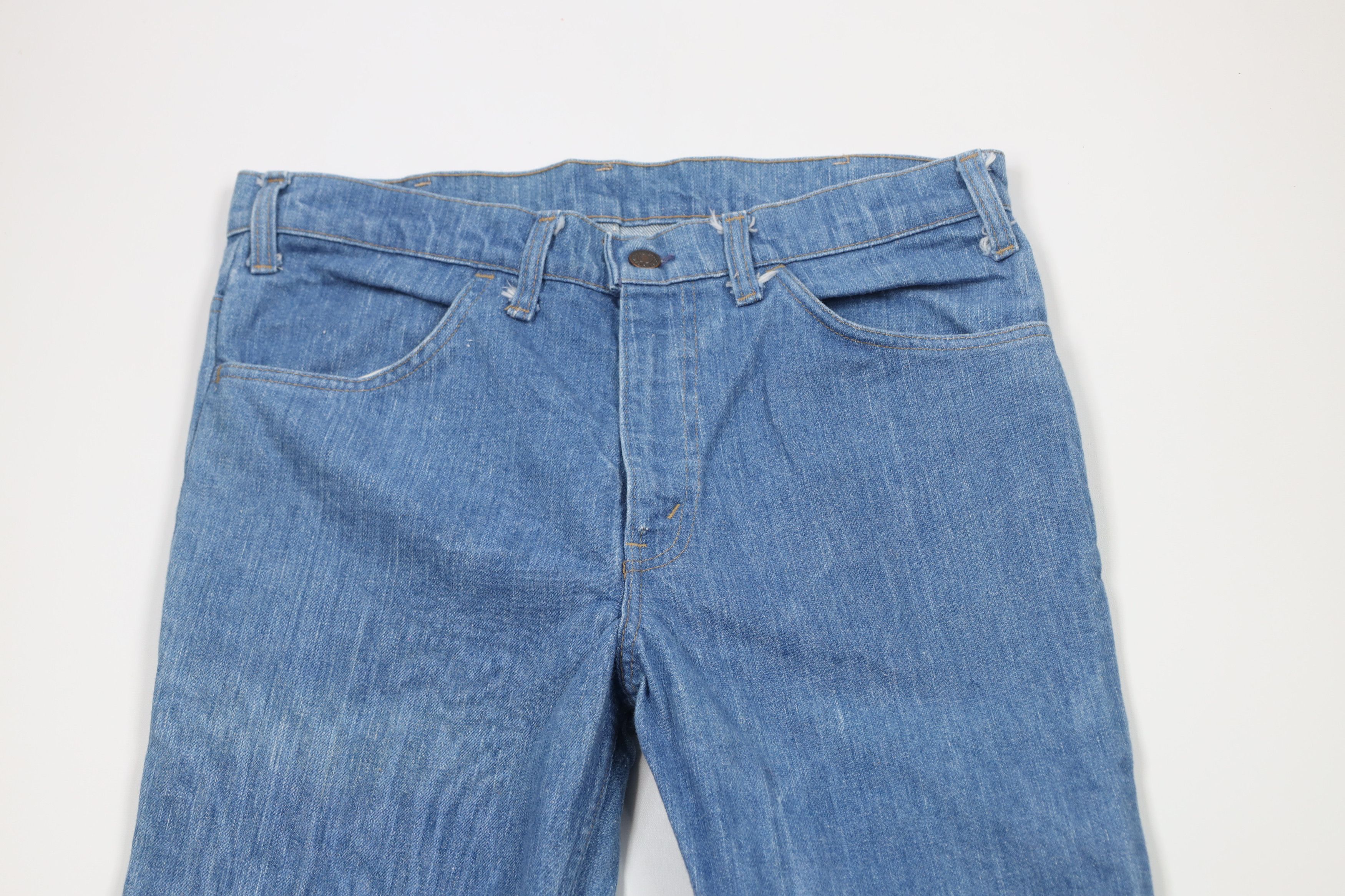 Levi's × Vintage Vintage 70s Levis Orange Tab Wide Leg Bell Bottoms Jeans USA Size US 32 / EU 48 - 2 Thumbnail