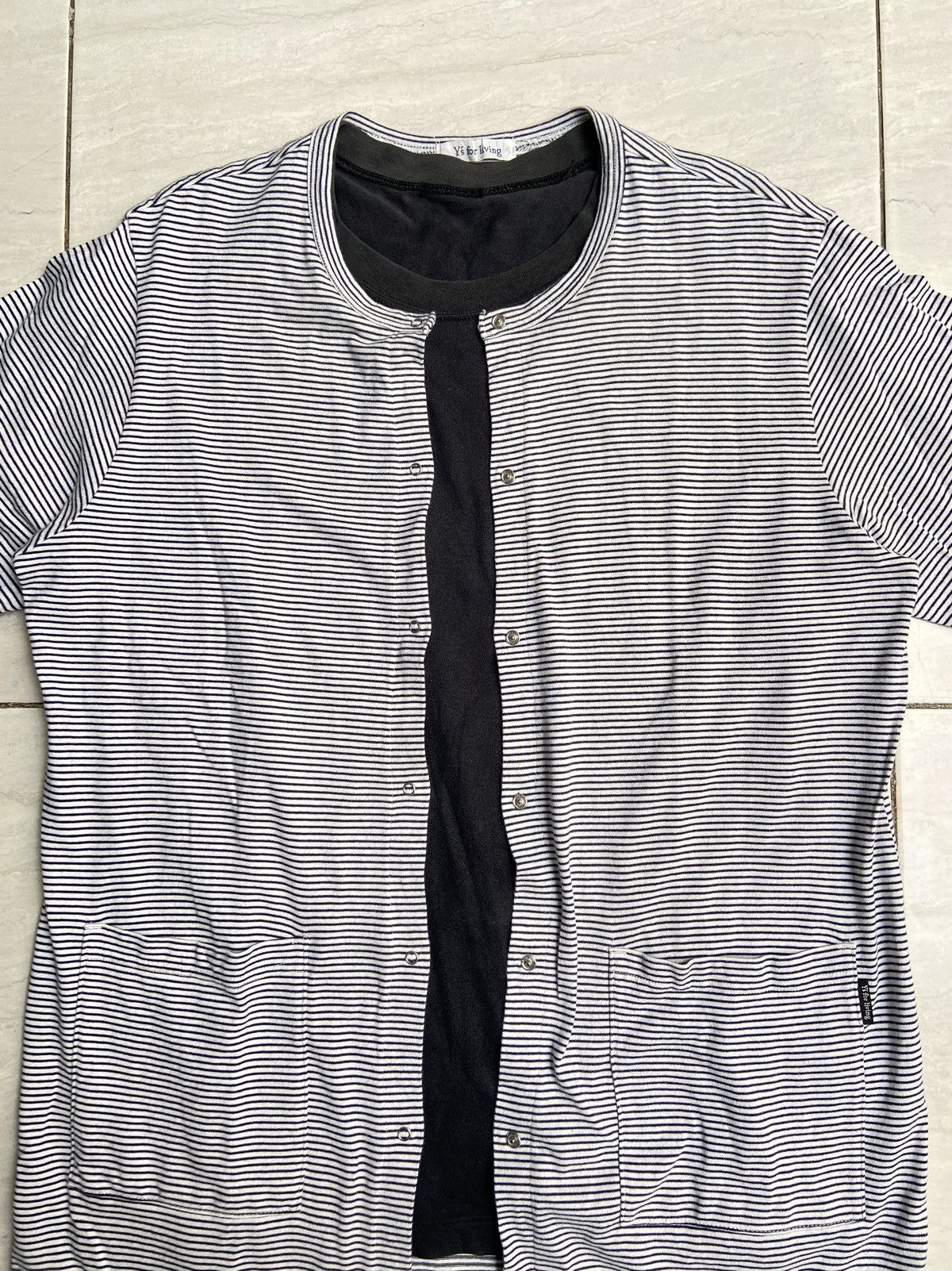 Y's × Yohji Yamamoto Y’S FOR LIVING T-shirt Cardigan Size US S / EU 44-46 / 1 - 8 Thumbnail