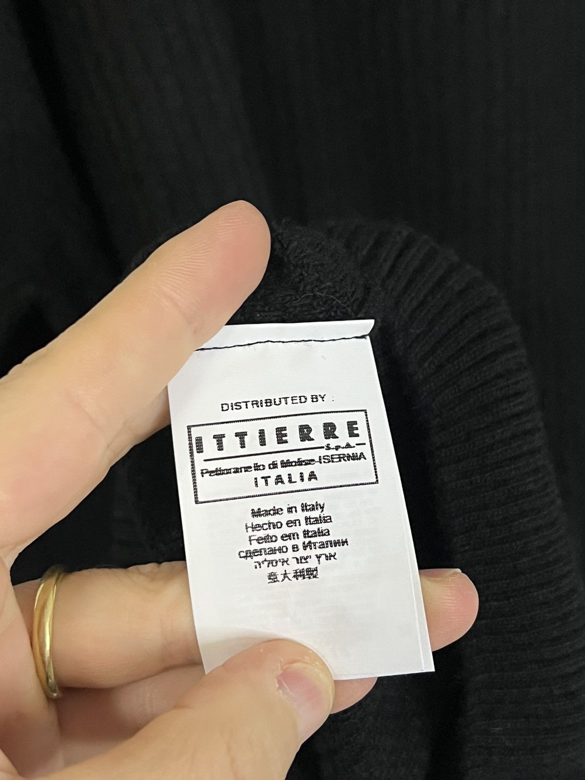Versace Versace jeans couture black jersey xxl cashmere wool Size US XXL / EU 58 / 5 - 4 Thumbnail
