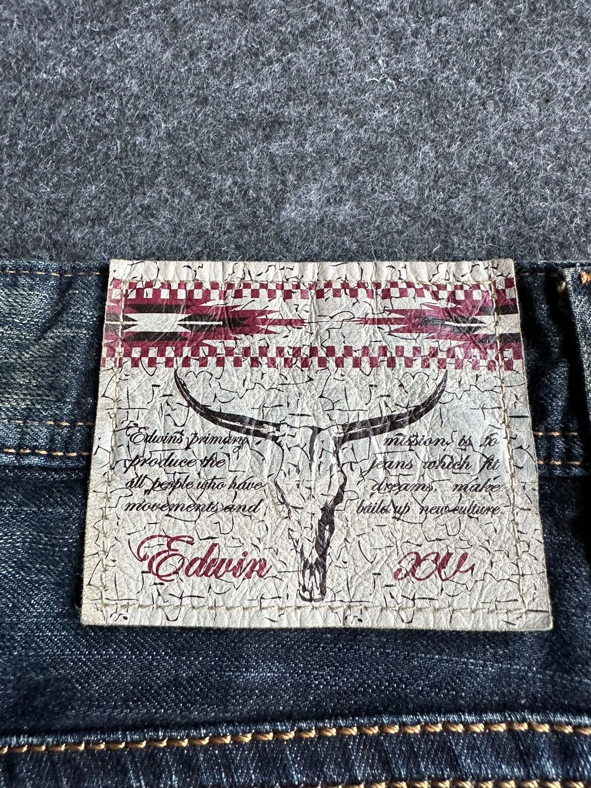 If Six Was Nine Edwin Exclusive Vintage Flare Bulls Head Denim W28 D386 Size US 28 / EU 44 - 8 Thumbnail