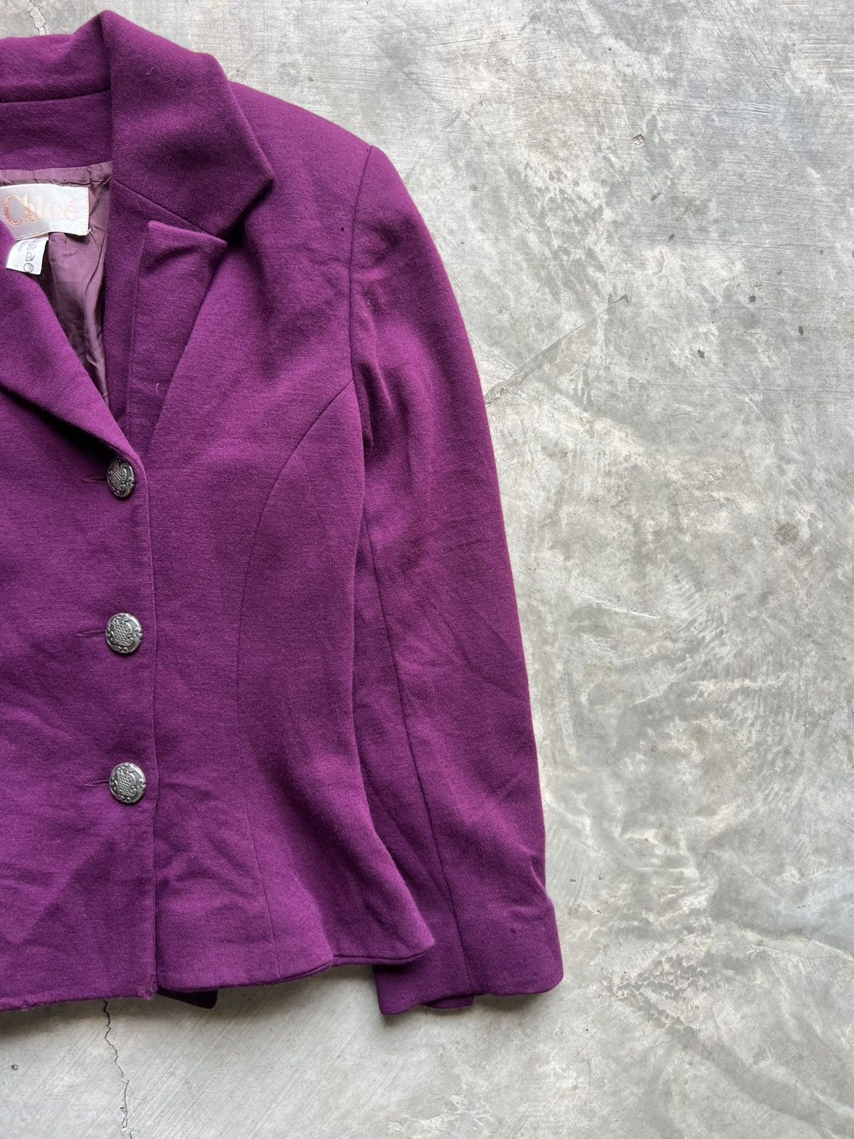 Chloe Chloe Vintage Blazer Size S / US 4 / IT 40 - 9 Thumbnail