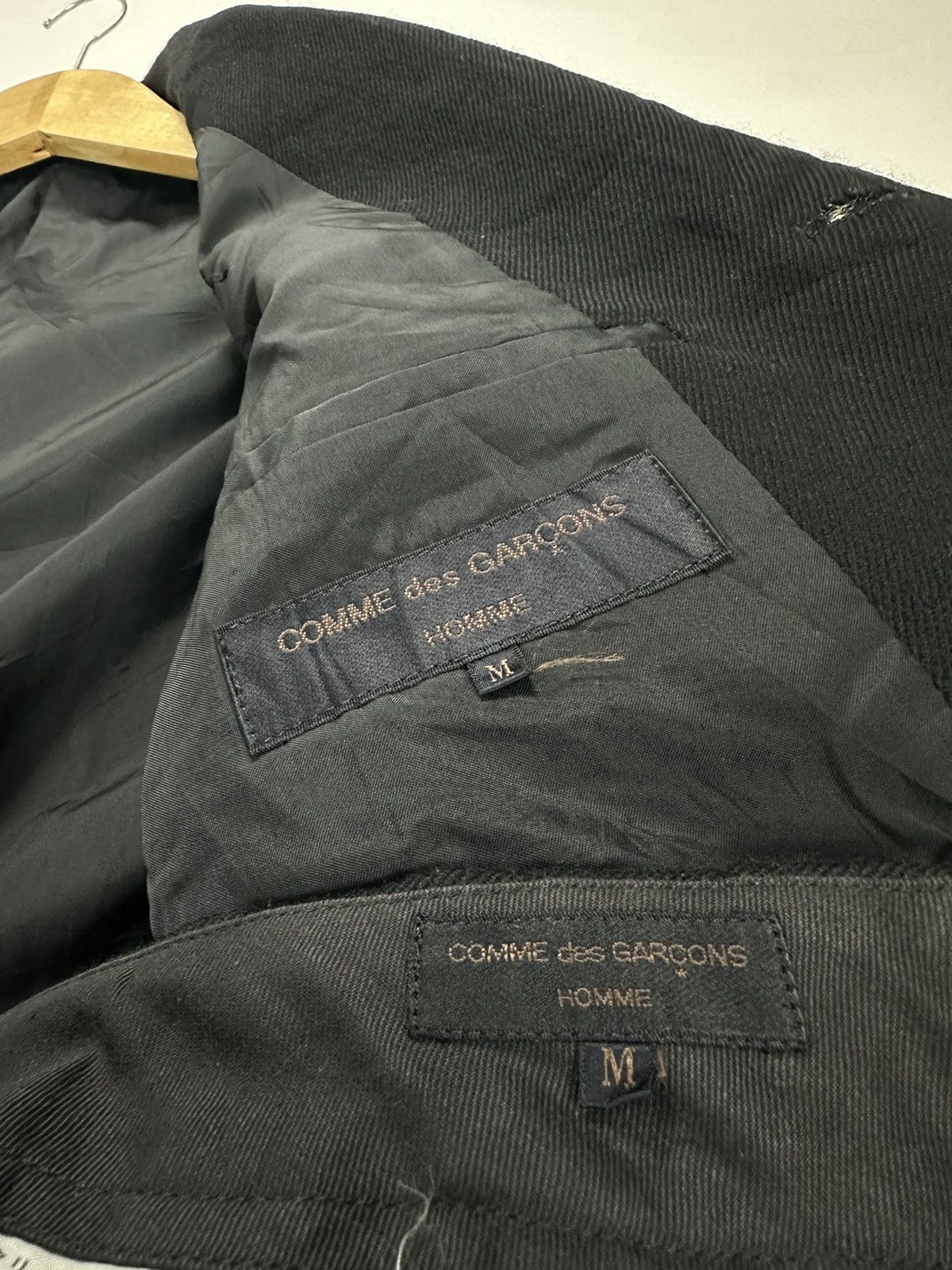 Comme des Garcons Archives Comme Des Garçons Wool Suit Blazers and Pants Size 38R - 21 Thumbnail
