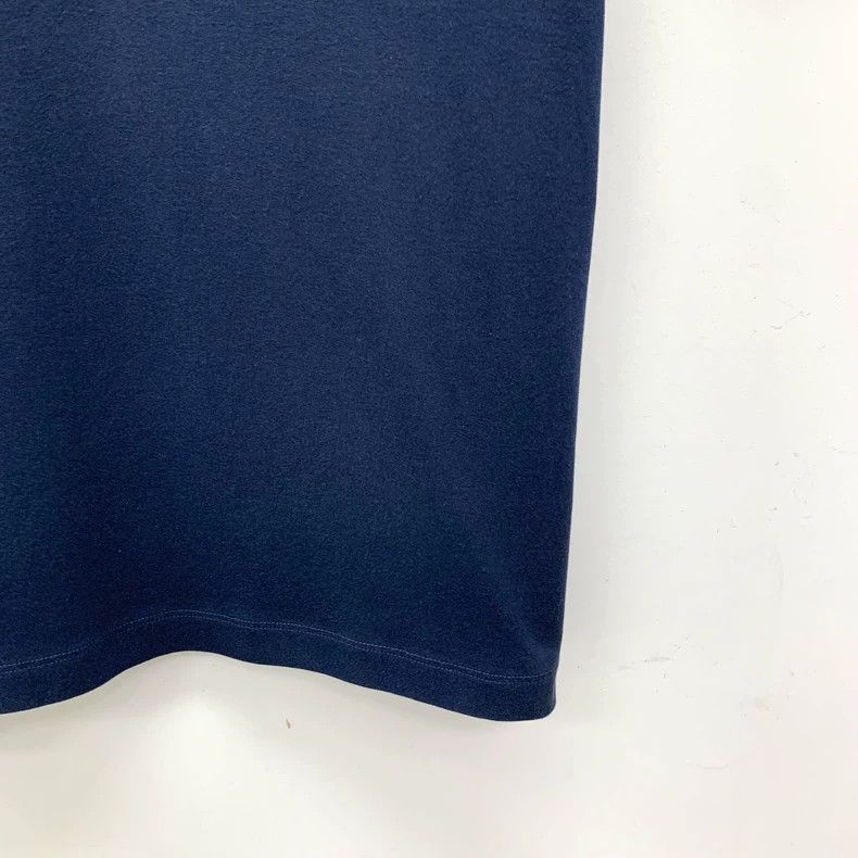 Louis Vuitton Louis Vuitton Dark blue logo monogrammed cotton crewneck T Size L / US 10 / IT 46 - 4 Thumbnail