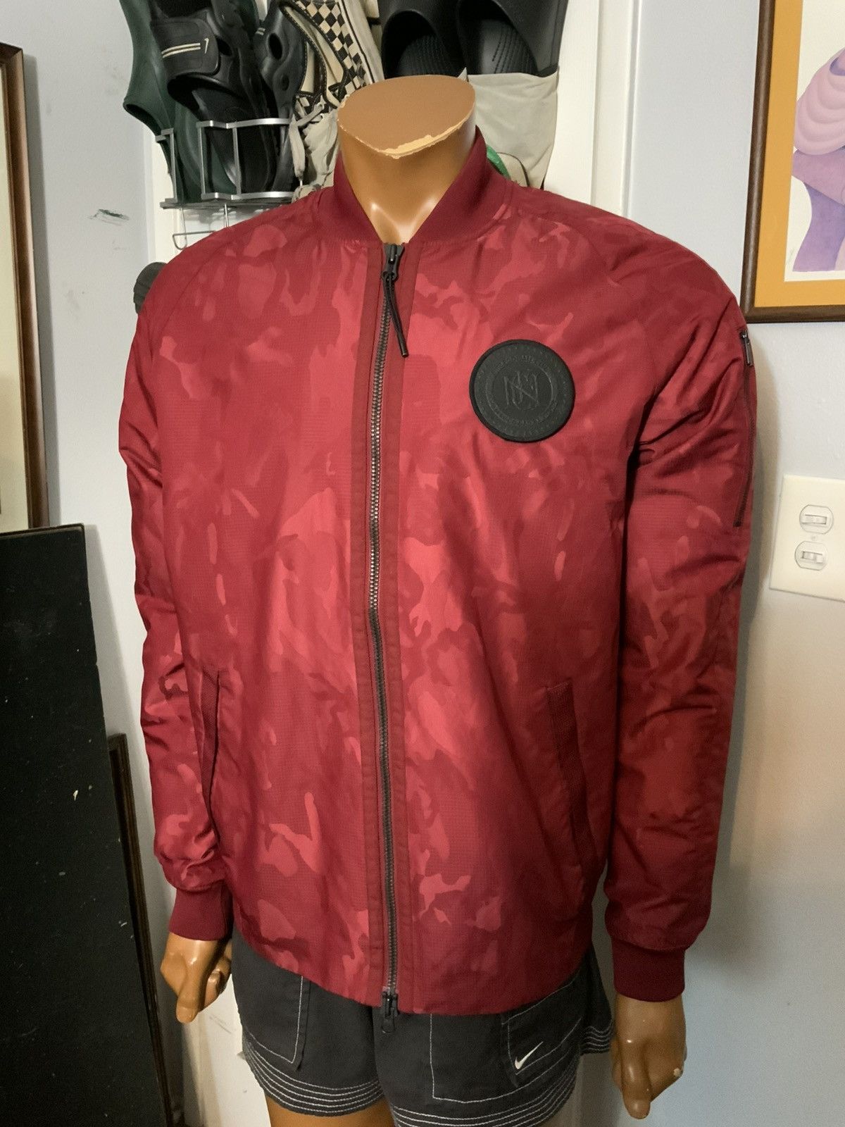 Nike Nike FC Football Club Sem Risco Nao Ha Vitoria Bomber Jacket Size US M / EU 48-50 / 2 - 8 Thumbnail